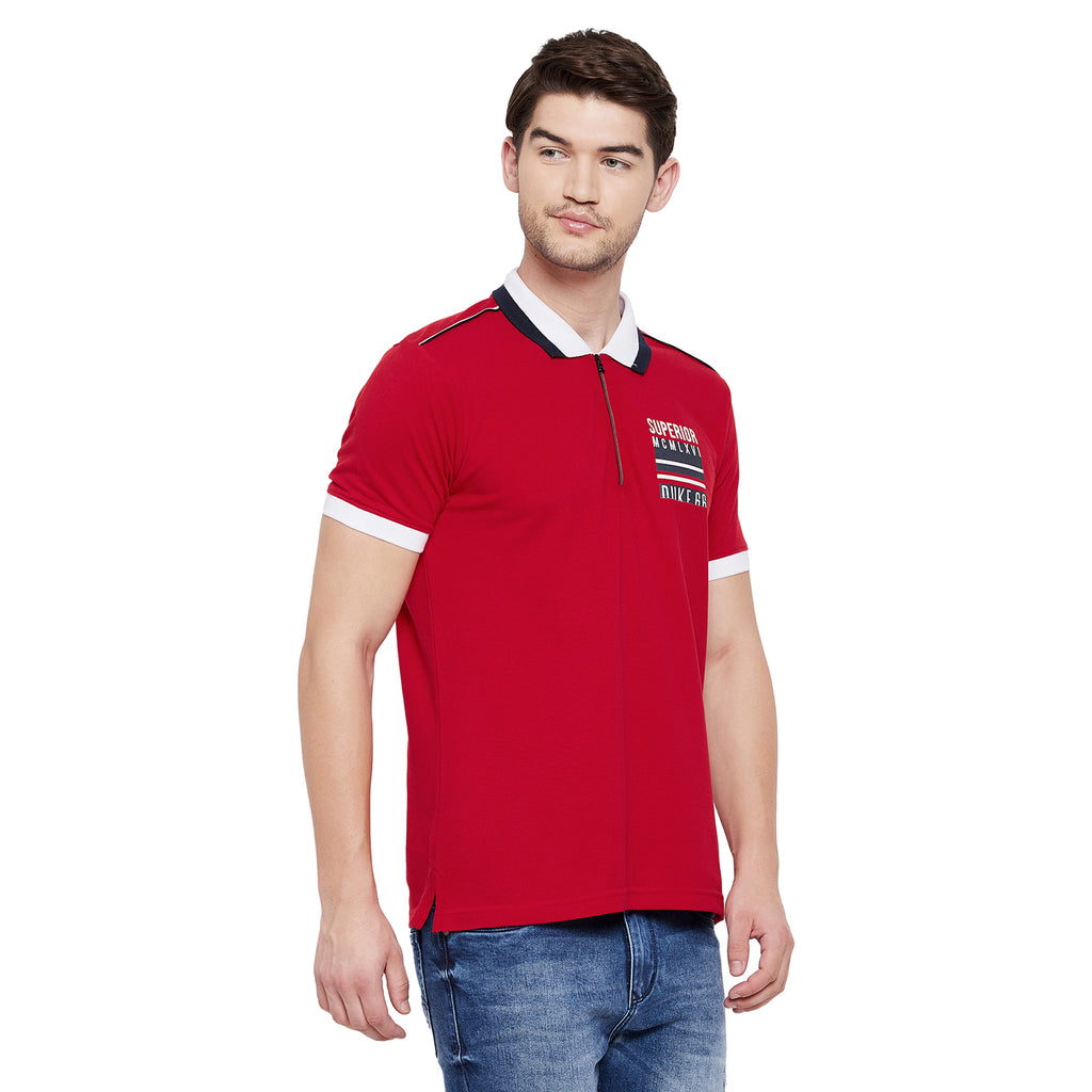 Duke Stardust Men Half Sleeve Cotton T-shirt (LF5238)