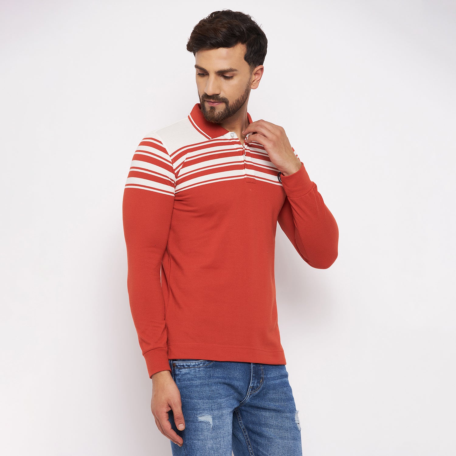 Duke Stardust Men Full Sleeve Cotton T-shirt (LF3970)