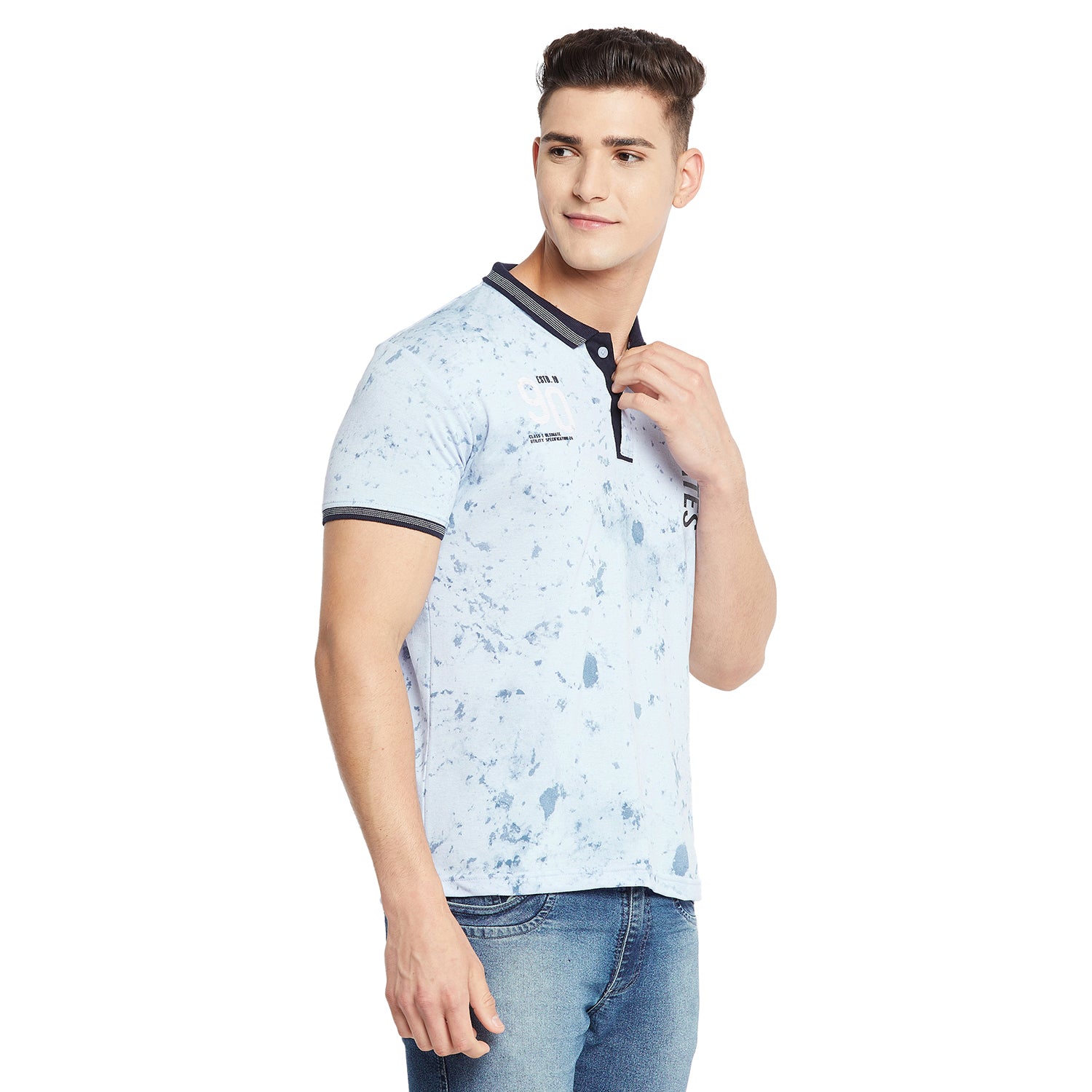Duke Stardust Men Half Sleeve Cotton T-shirt (LF5461)