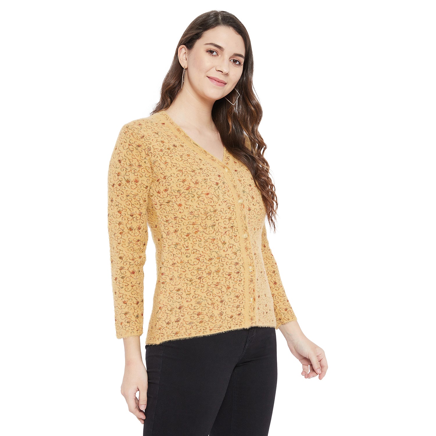 Duke Stardust Women Full Sleeve Cardigan (SDS9610)