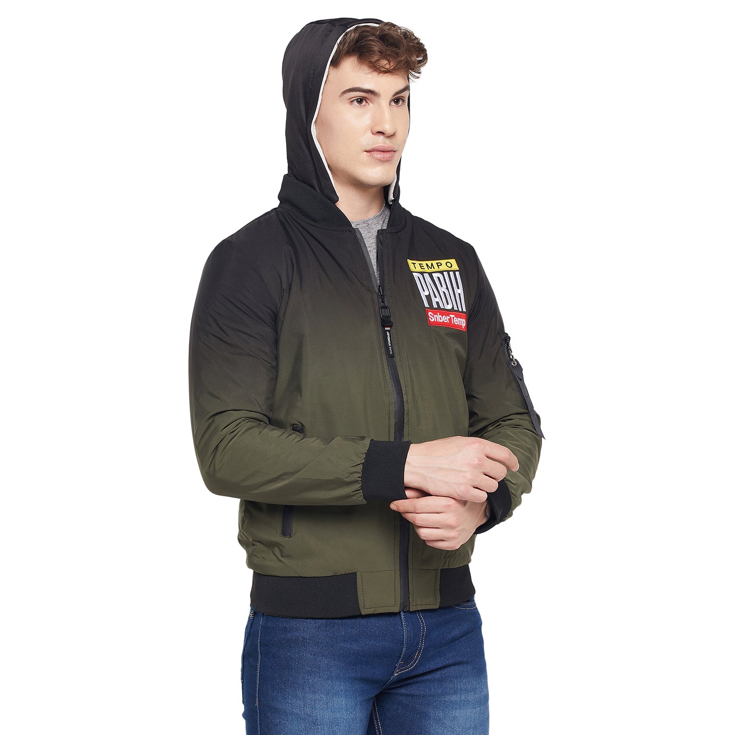 Duke Urban Men Full Sleeve Reversible Hooded Jacket (SDZ946)