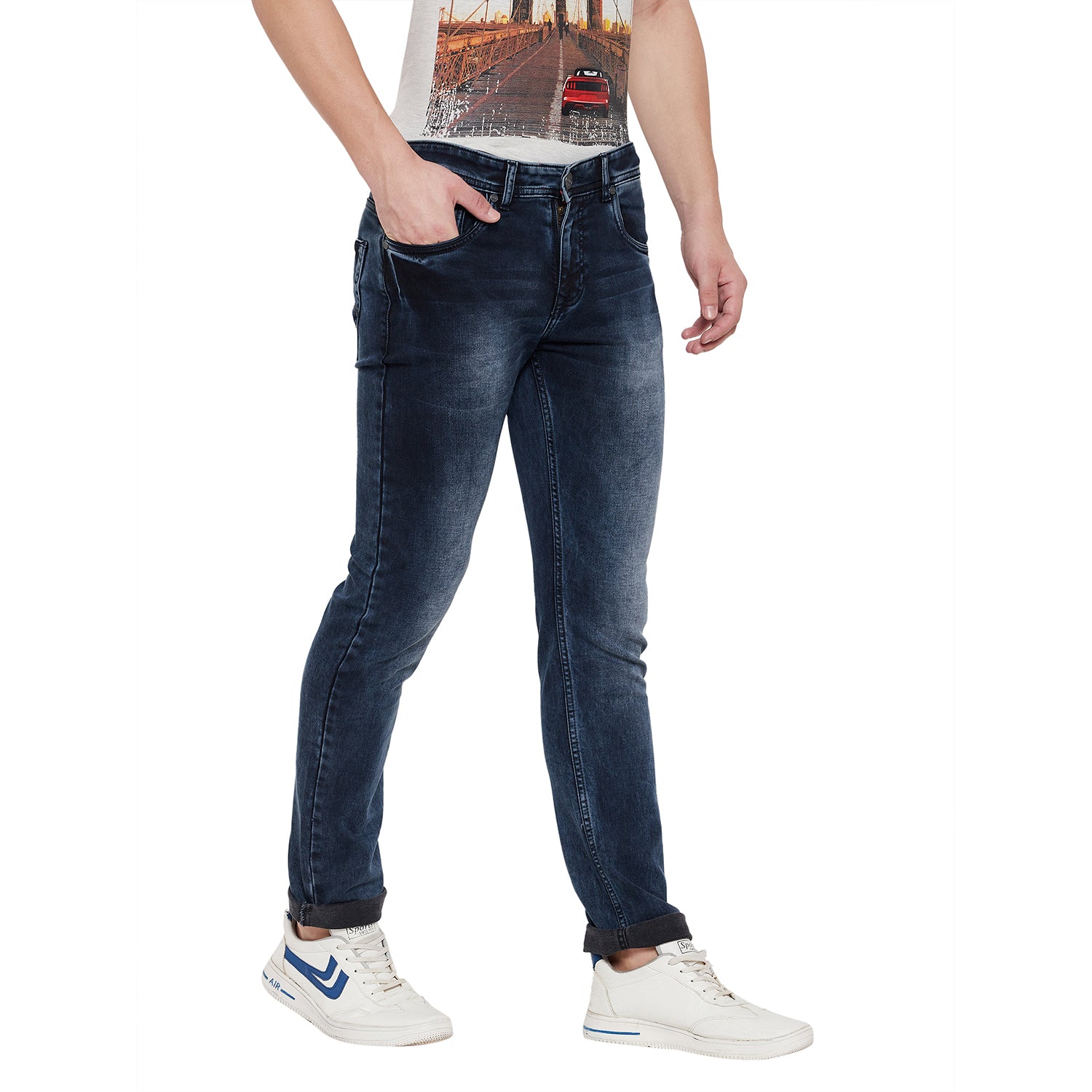 Duke Stardust Men Slim Fit Stretchable Jeans (SDD5207)