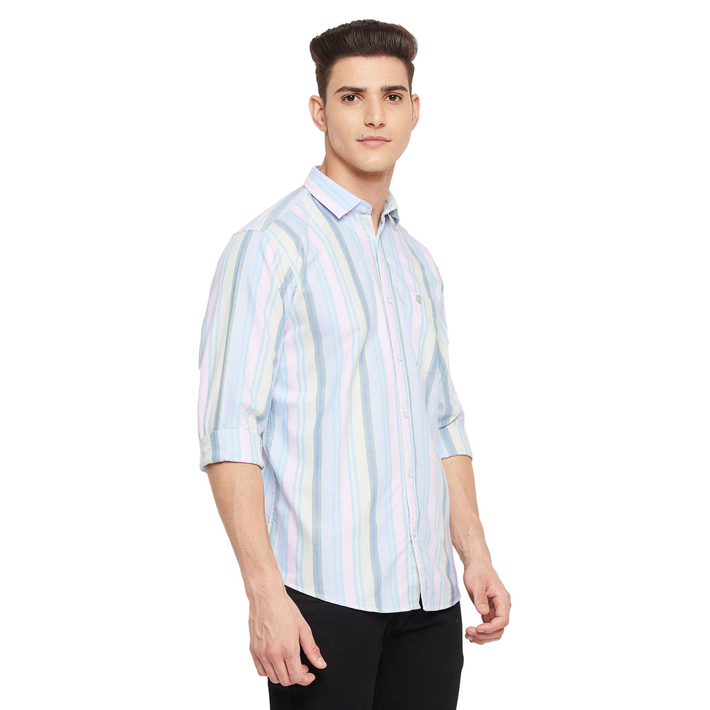 Duke Stardust Men Full Sleeve Cotton Shirt (SDO5STB)