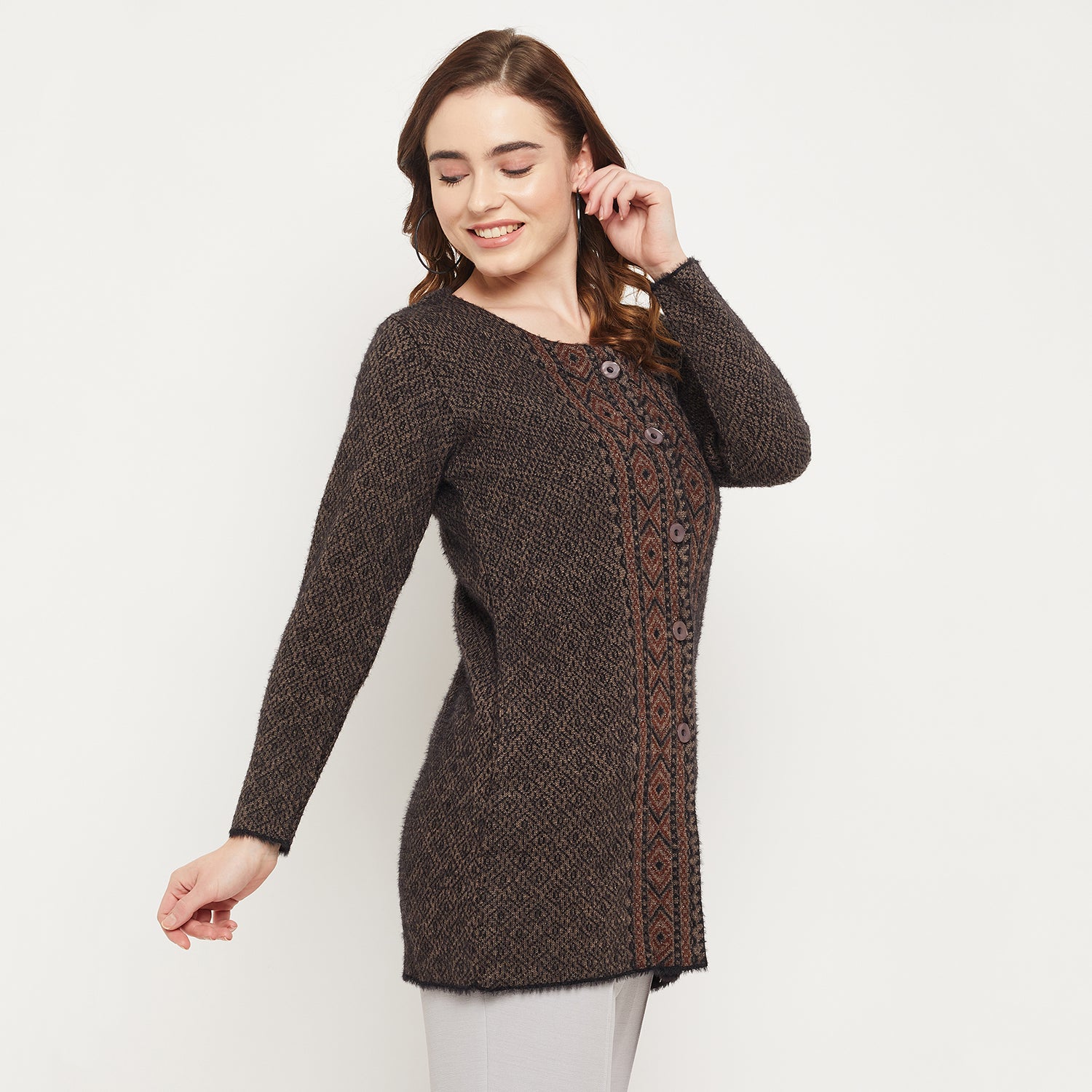 Duke Urban Women Self Design Cardigan (SDS1110)