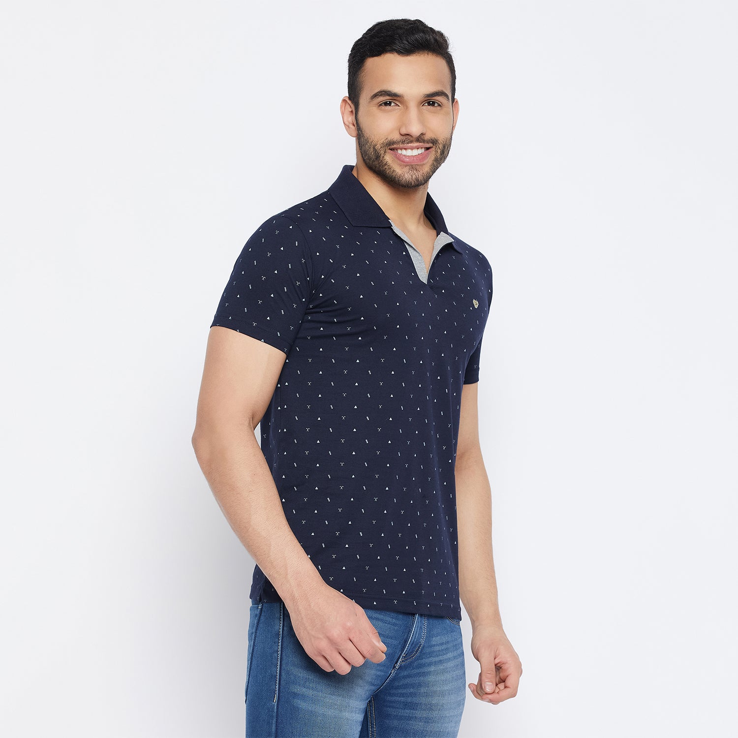 Duke Stardust Men Half Sleeve Cotton T-shirt (4040F)