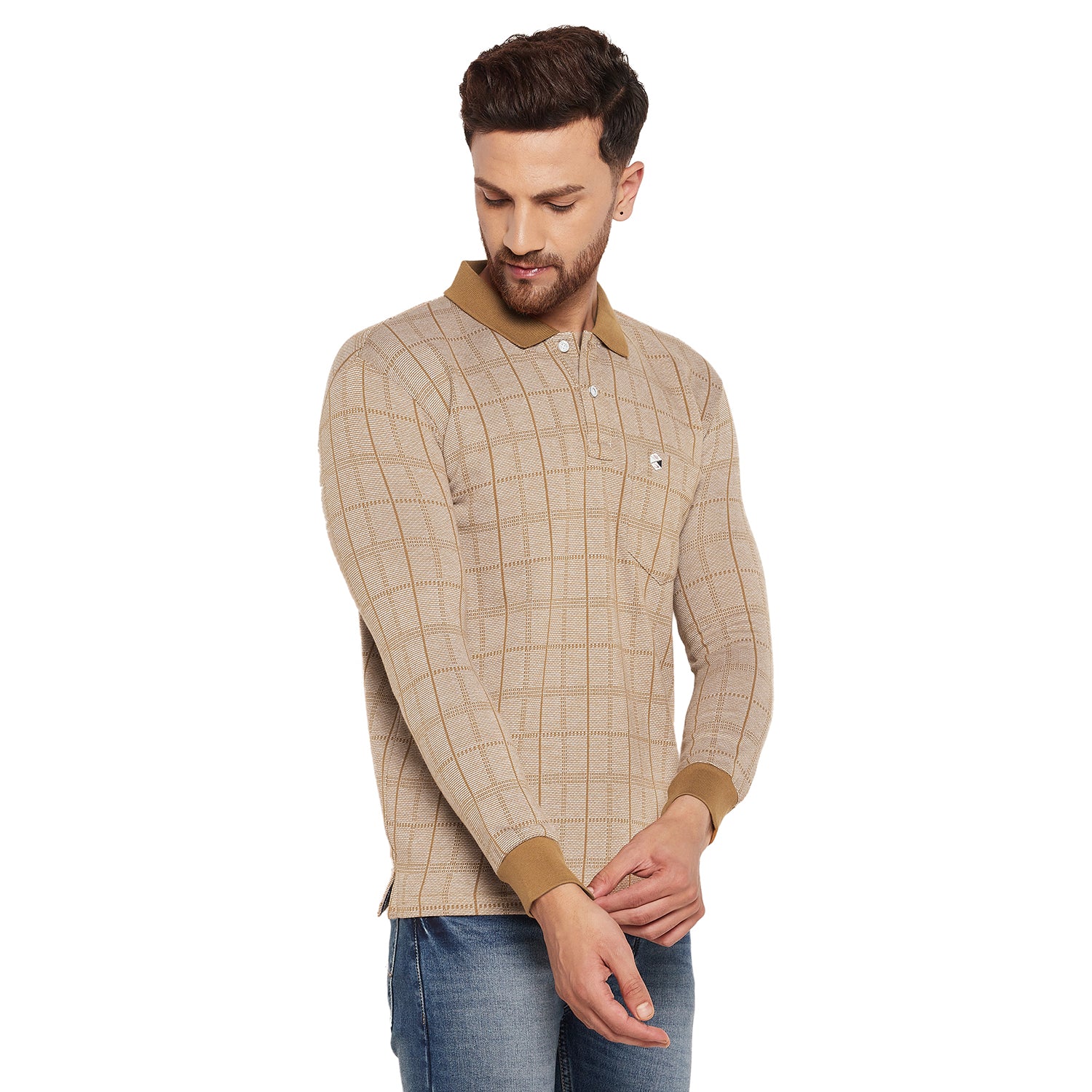Duke Stardust Men Full Sleeve Cotton T-shirt (LF3956)