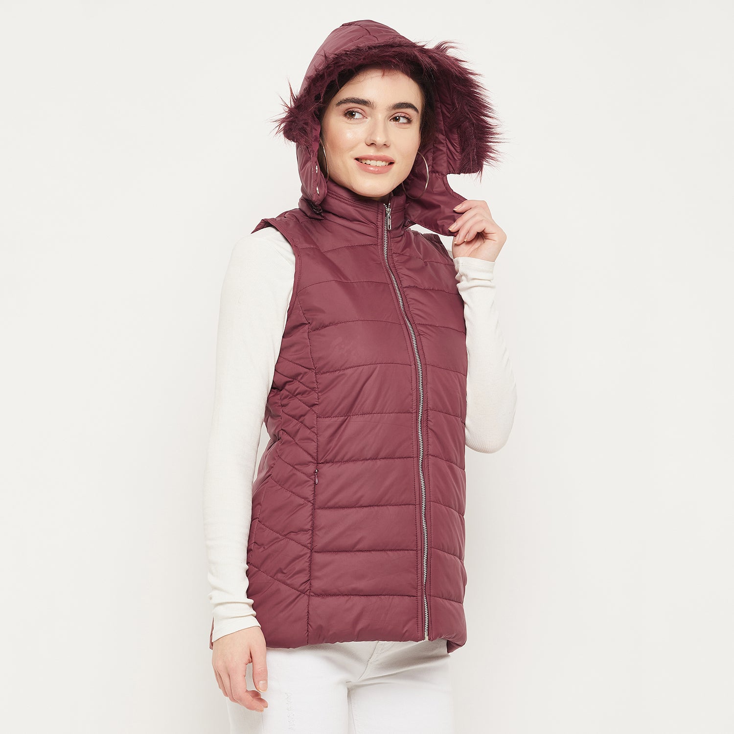 Duke Urban Women Sleeveless Jacket (SDZ1947)