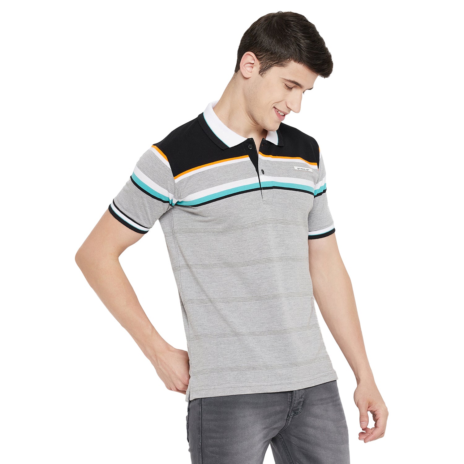 Duke Stardust Men Half Sleeve Cotton T-Shirt (LF5392)