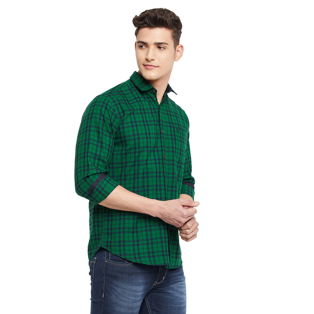 Duke Stardust Men Full Sleeve  Cotton Shirt (SDO5CKIA)