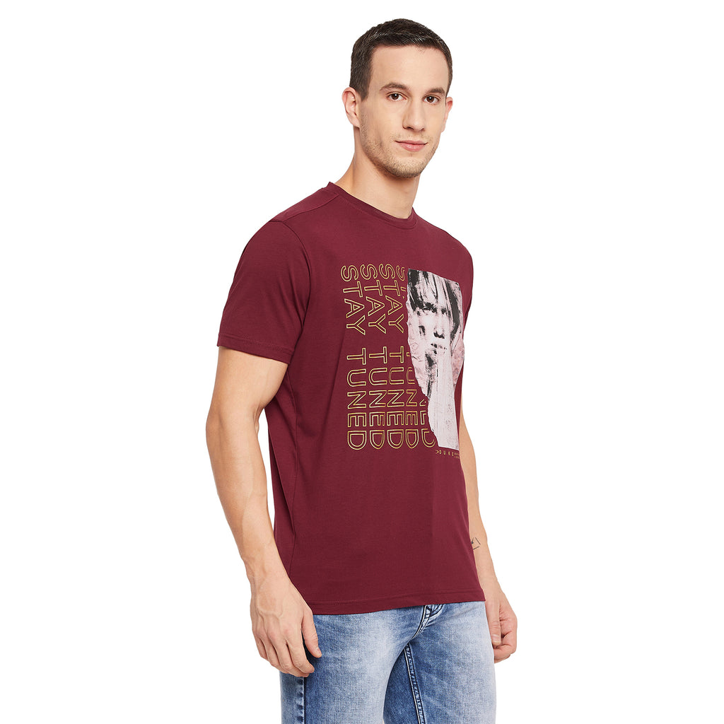 Duke Stardust Men Half Sleeve Cotton T-shirt (LF5286)