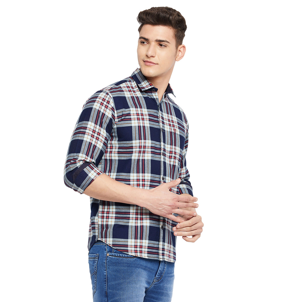 Duke Stardust Men Full Sleeve  Cotton Shirt (SDO5CKIB)