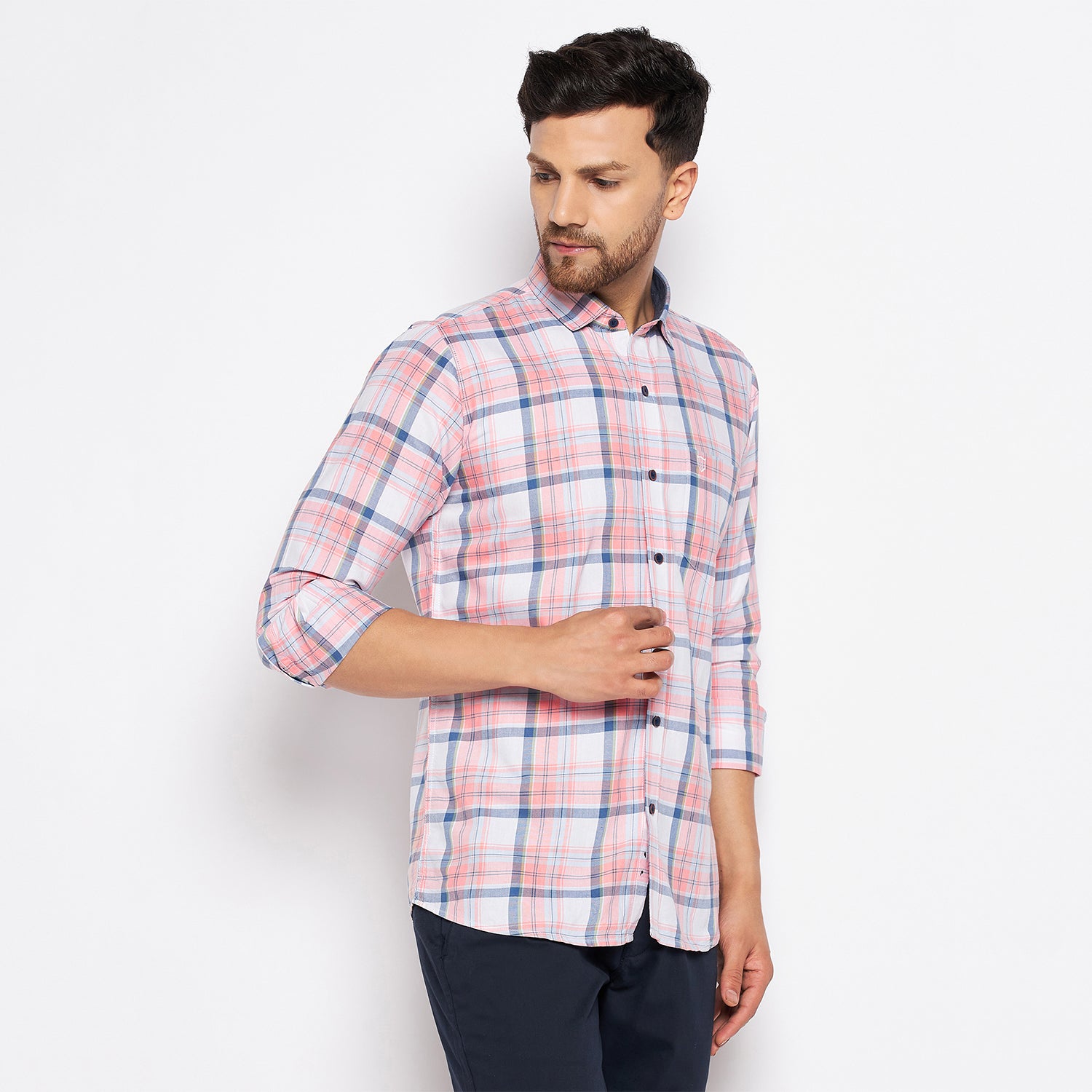 Duke Stardust Men Full Sleeve Cotton Shirt (SDO8CKOH)