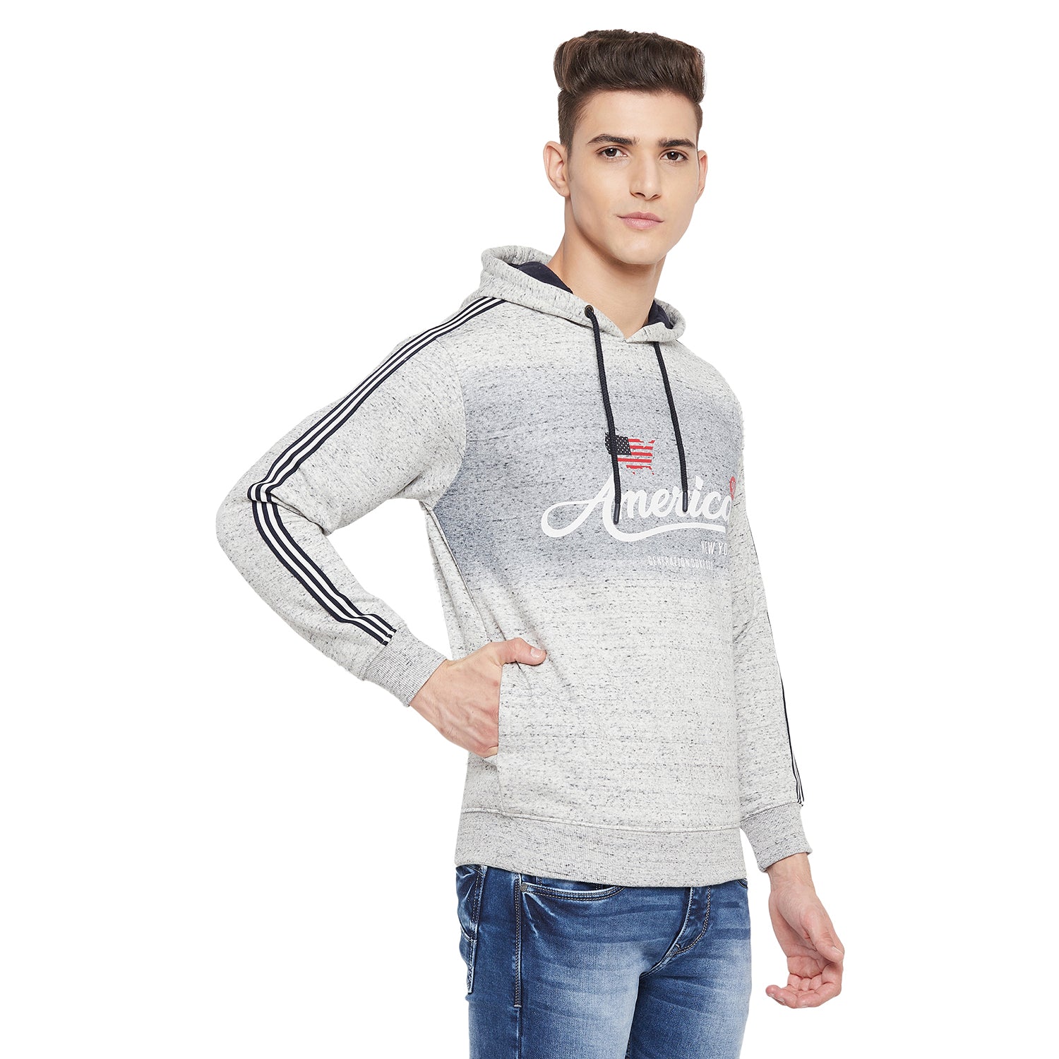 Duke Urban Men Hooded Neck Sweatshirt (LF3838)