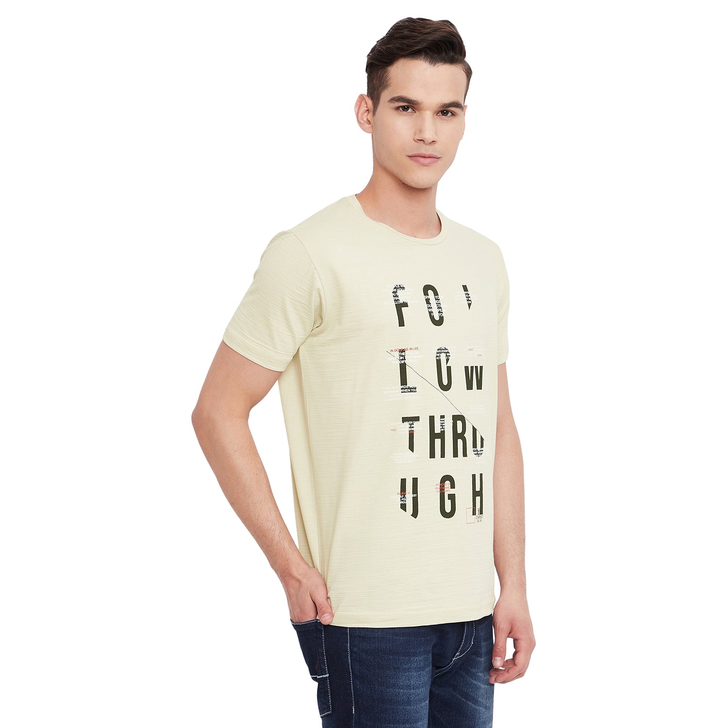 Duke Stardust Men Half Sleeve Cotton T-shirt (LF5217)