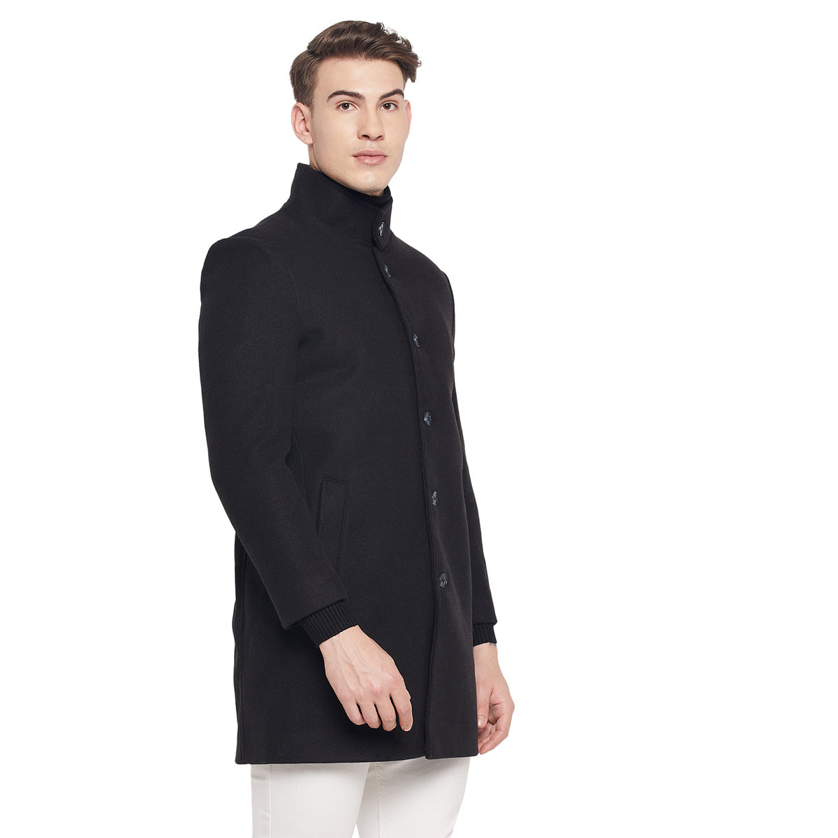 Duke Stardust Men Full Sleeve Long Coat (SDZ938)