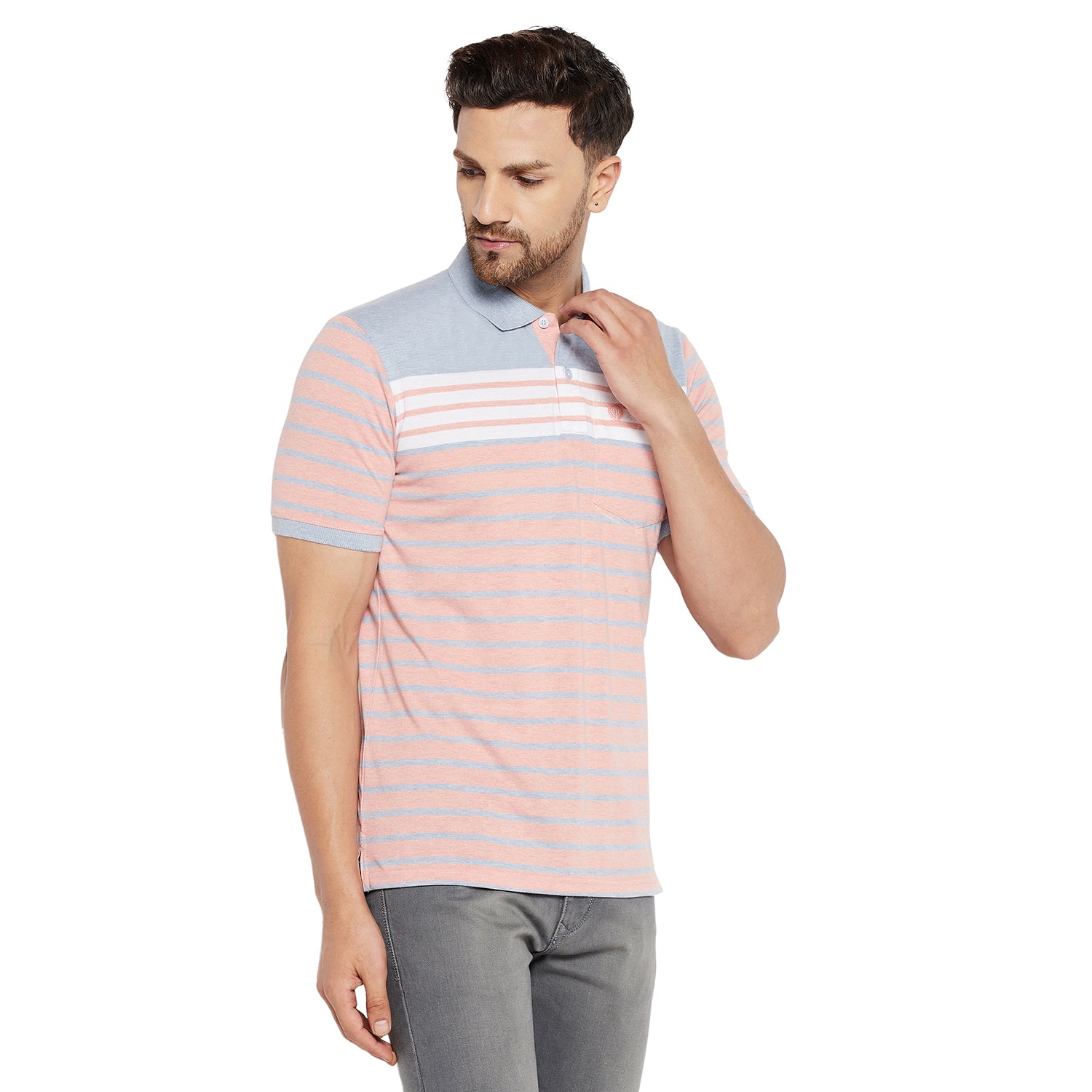Duke Urban Men Half Sleeve Cotton T-shirt (LF5359)