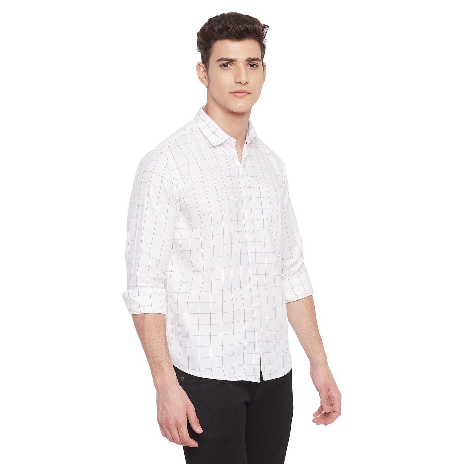 Duke Stardust Men Full Sleeve Cotton Shirt (SDO9CKTB)