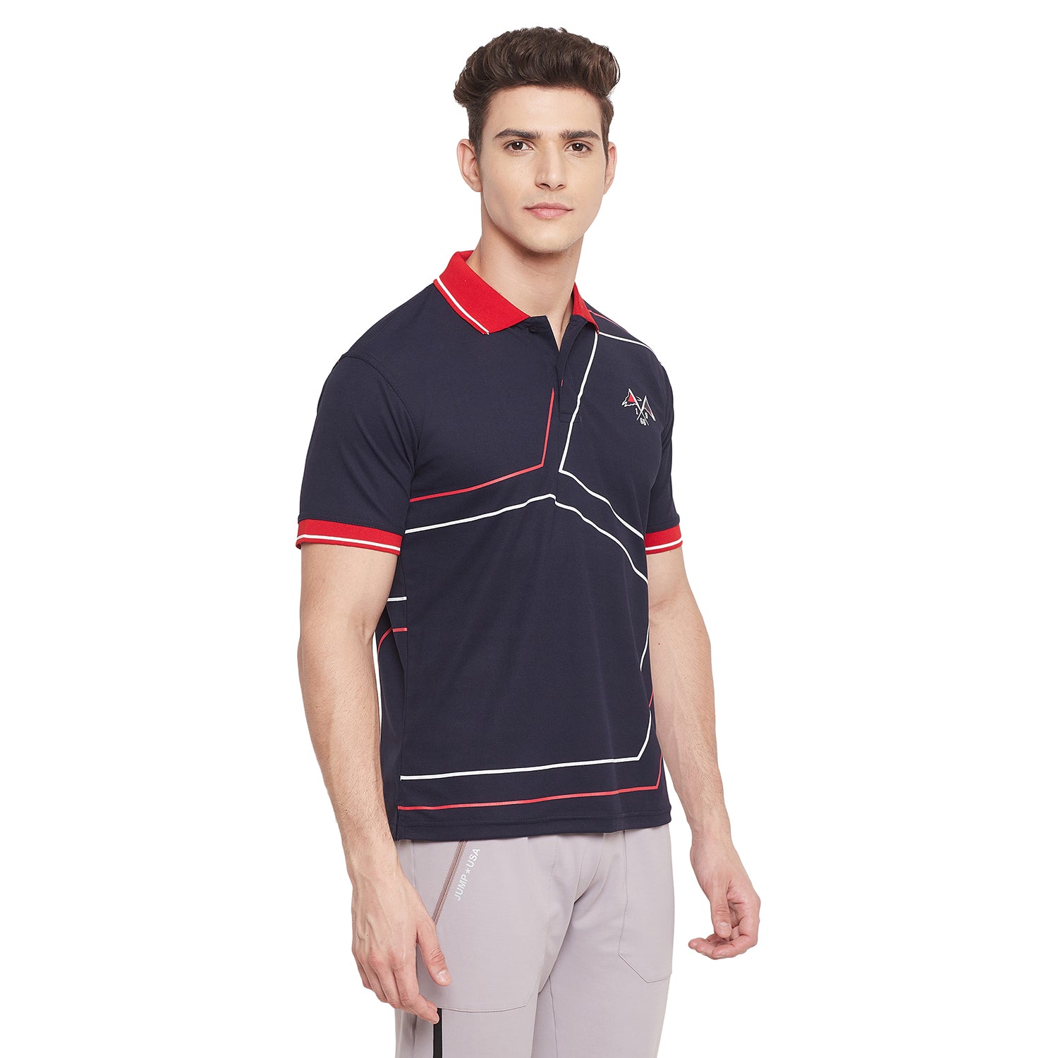 Duke Stardust Men Half Sleeve Sports T-shirt (GD1175)