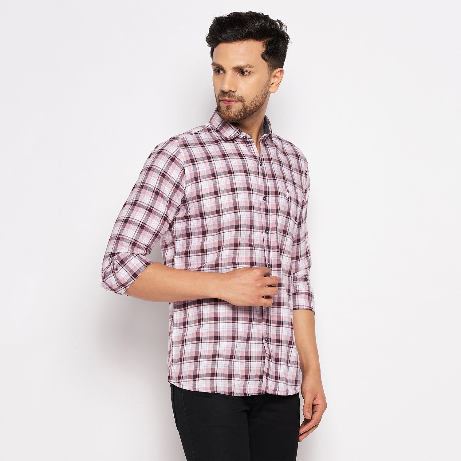Duke Urban Men Full Sleeve Cotton Shirt (SDO8CKOG)