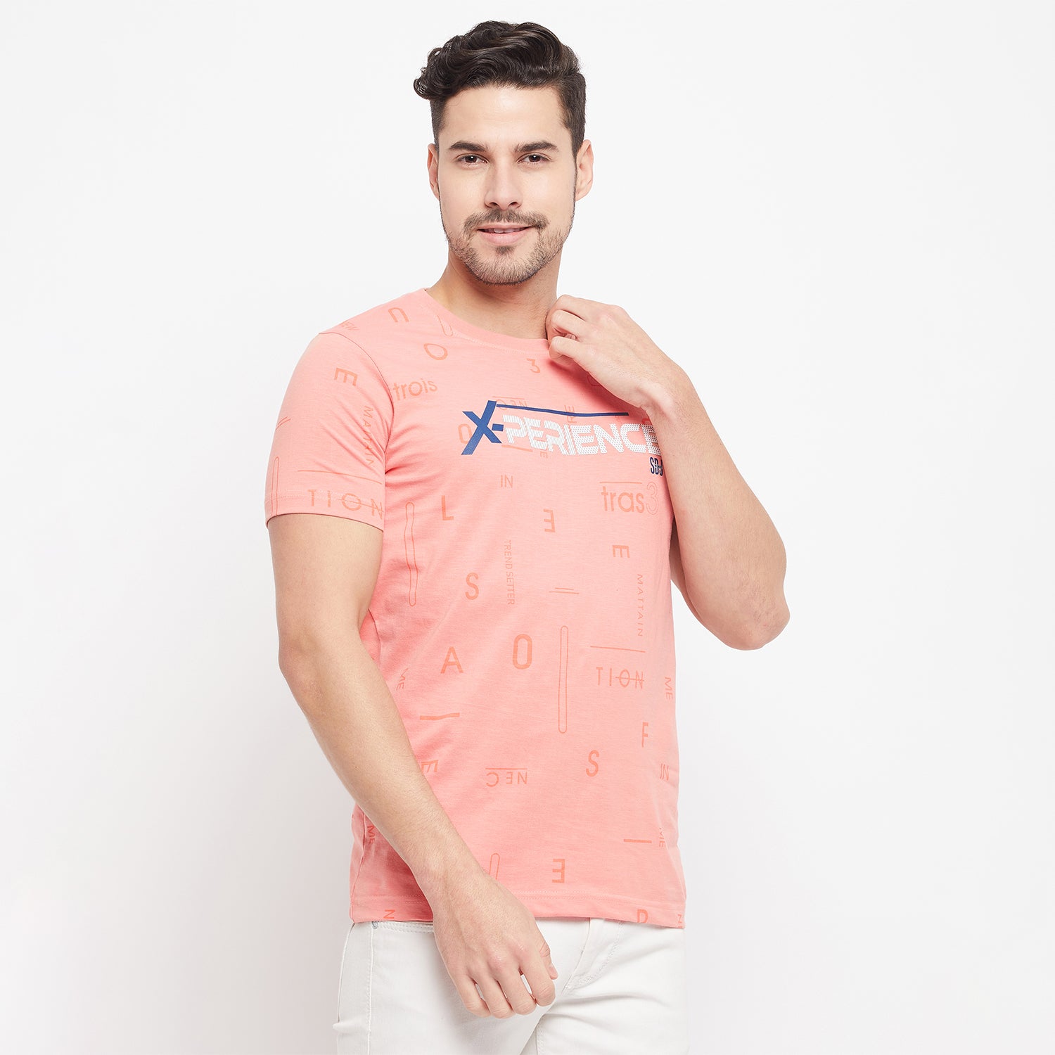 Duke Urban Men Half Sleeve Cotton T-shirt (LF5459)