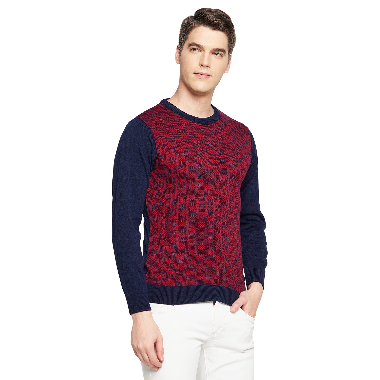 Duke Urban Men Full Sleeve Round Neck Sweater (SDS8087)
