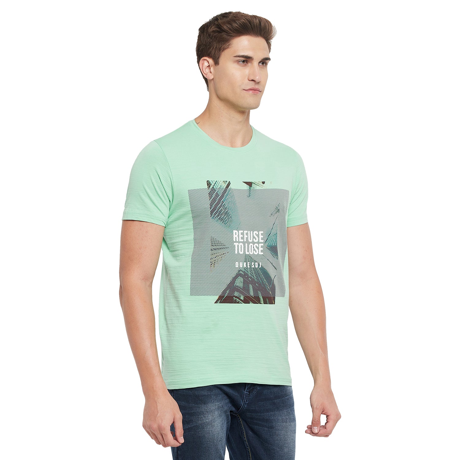 Duke Stardust Men Half Sleeve Cotton T-shirt (LF5214)