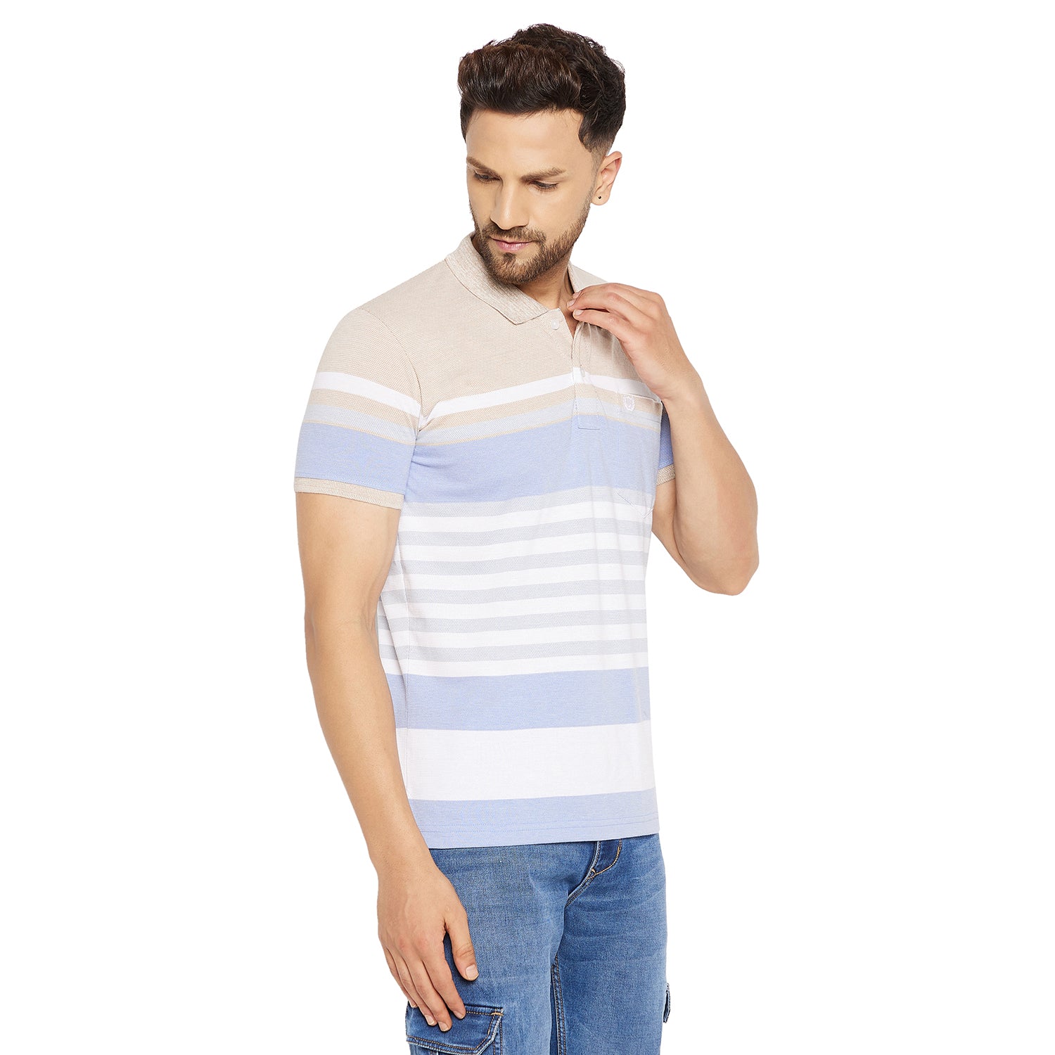Duke Urban Men Half Sleeve Cotton T-shirt (LF5701)