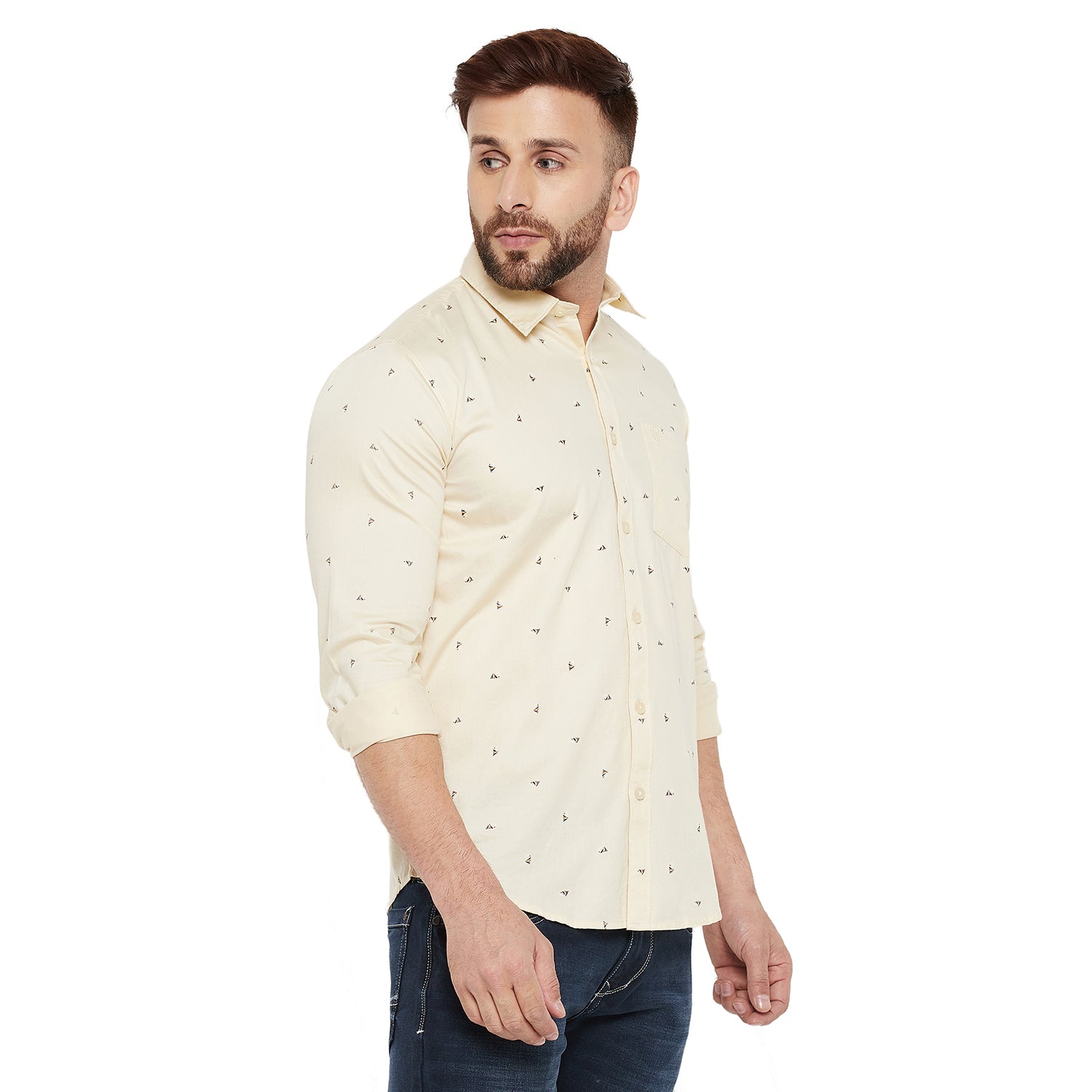 Duke Urban Men Full Sleeve Cotton Shirt (SDO7PRSG)