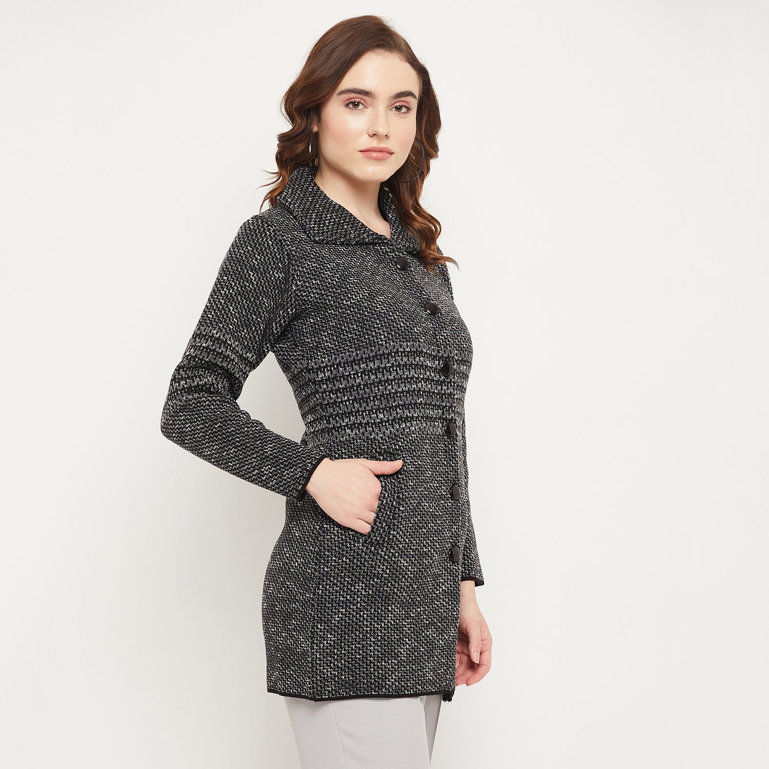 Duke Urban Women Self Design Cardigan (SDS1112)
