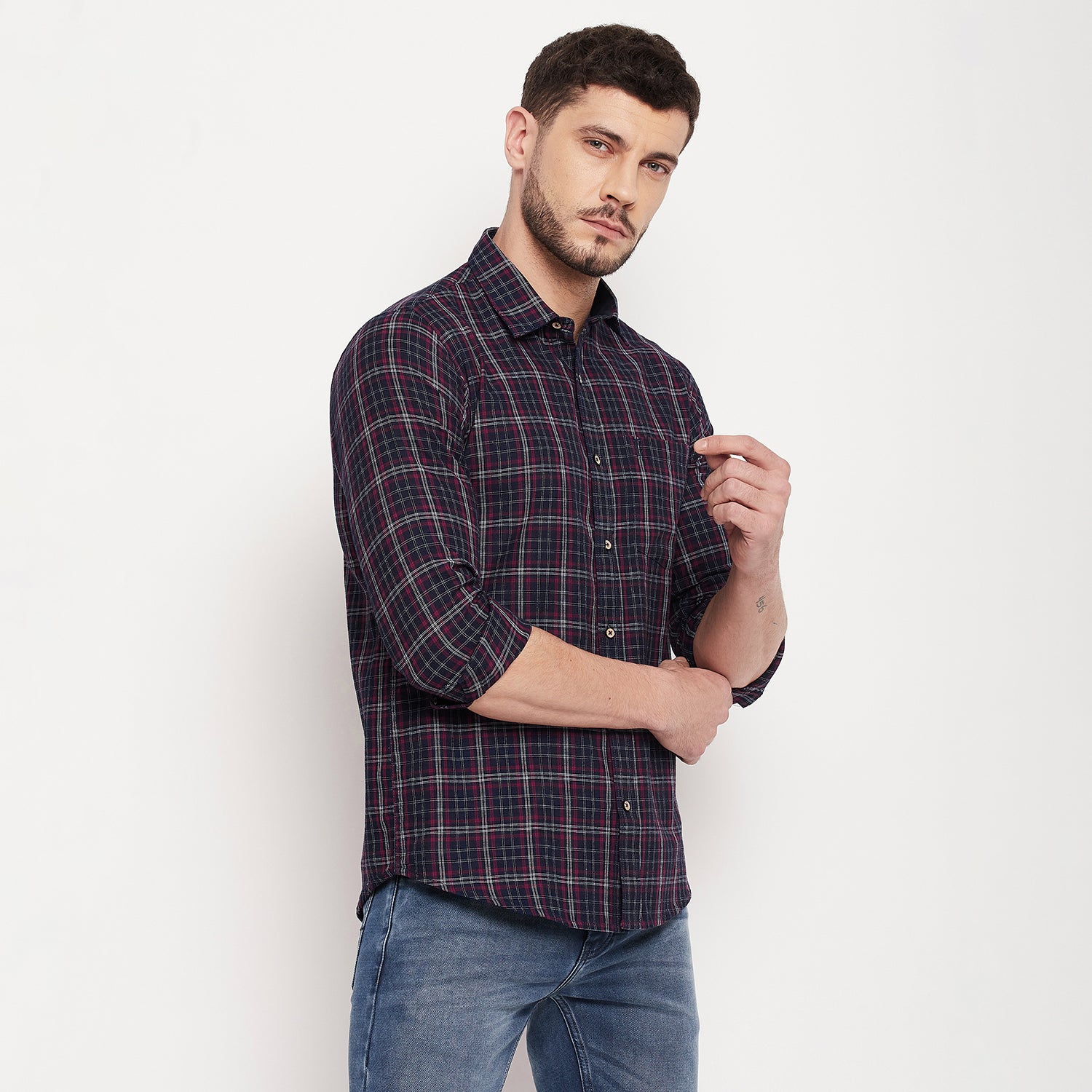 Duke Stardust Men Full Sleeve Cotton Shirt (SDO7CKPQ)