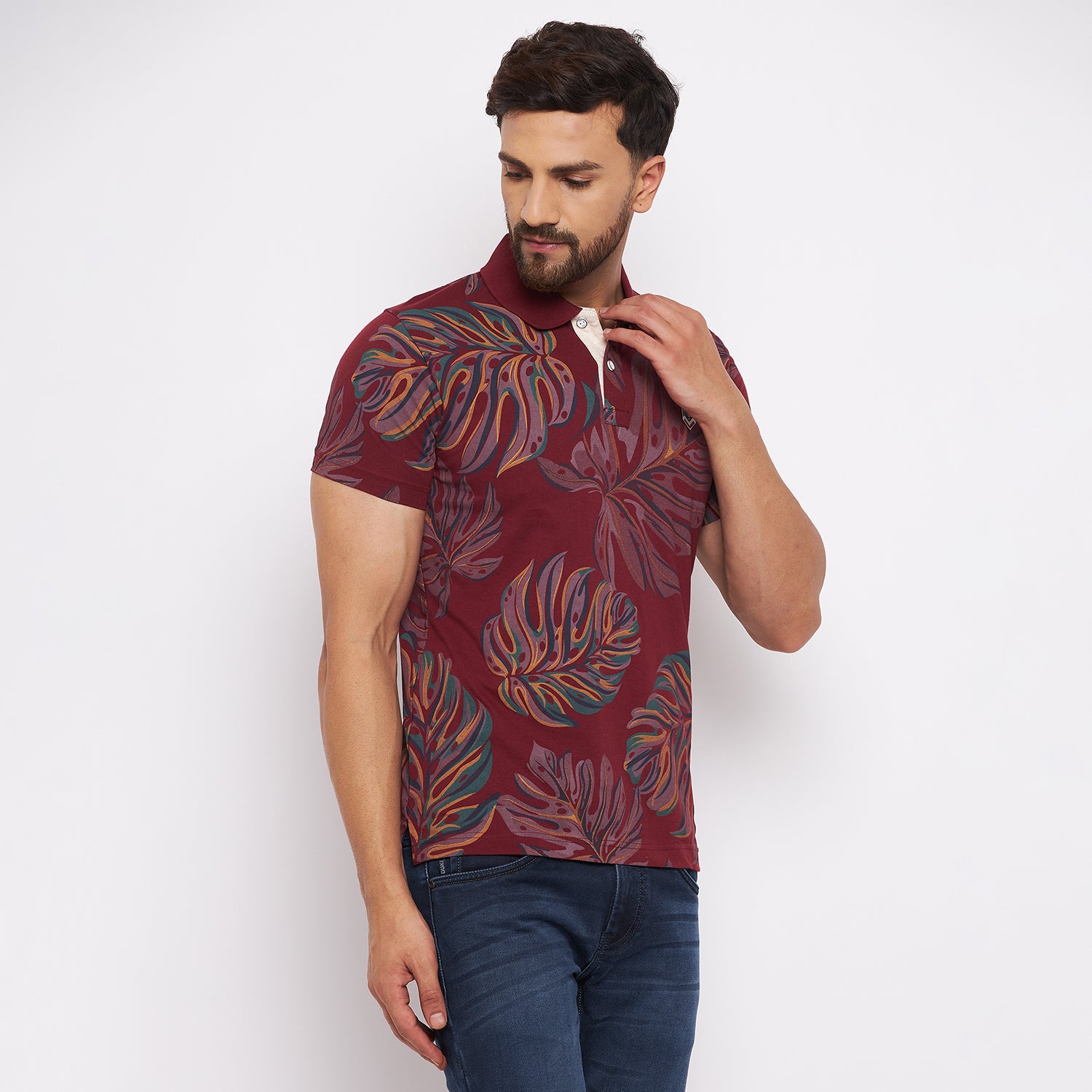 Duke Stardust Men Half Sleeve Cotton T-shirt (LF4827)