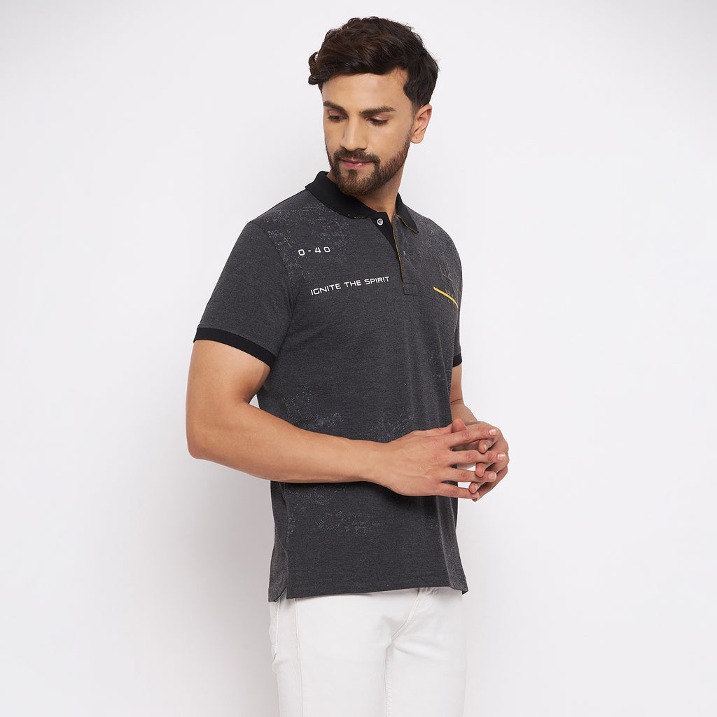 Duke Stardust Men Half Sleeve Cotton T-shirt (LF4969)