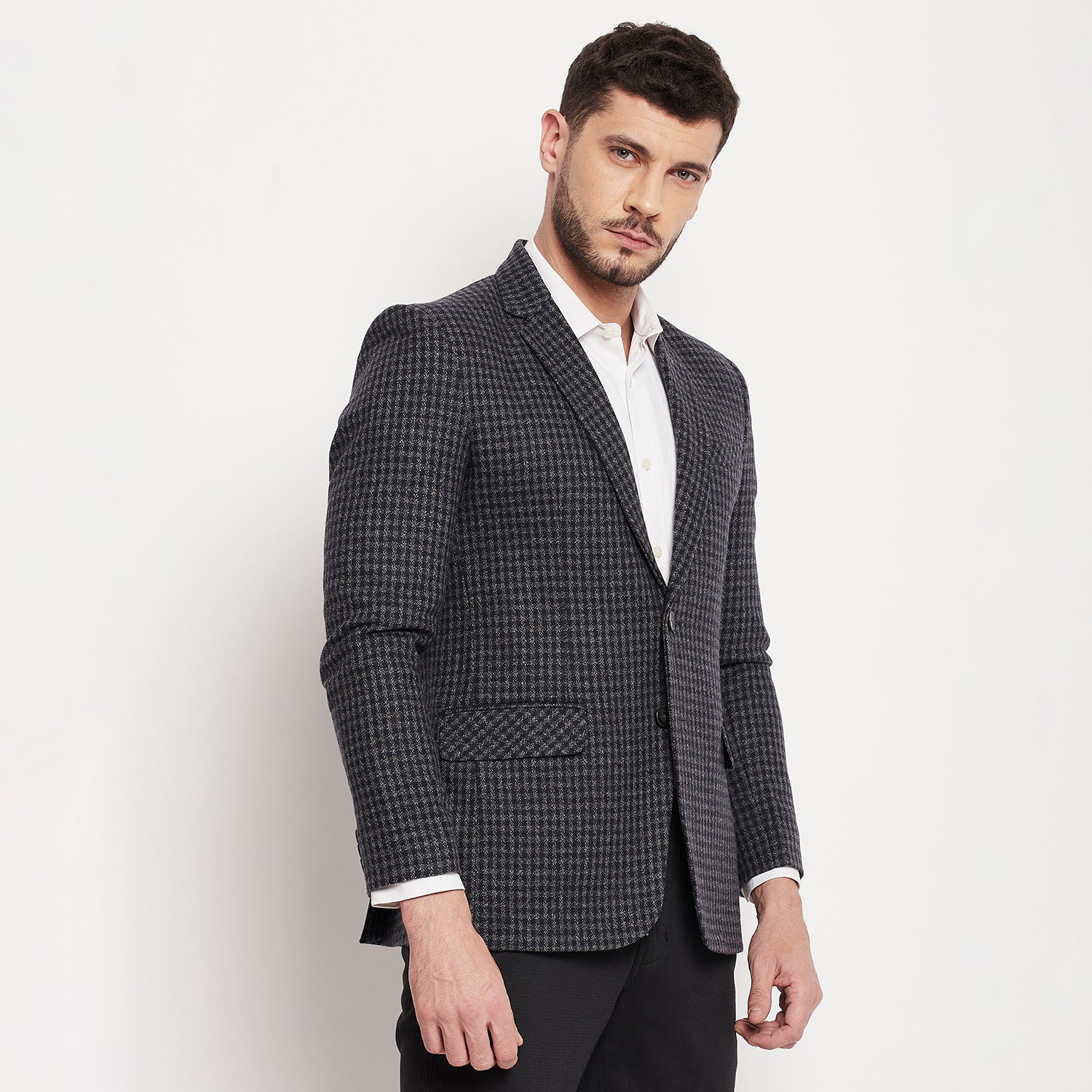 Duke Urban Men Full Sleeve Lapel Neck Coat (SDZ934)