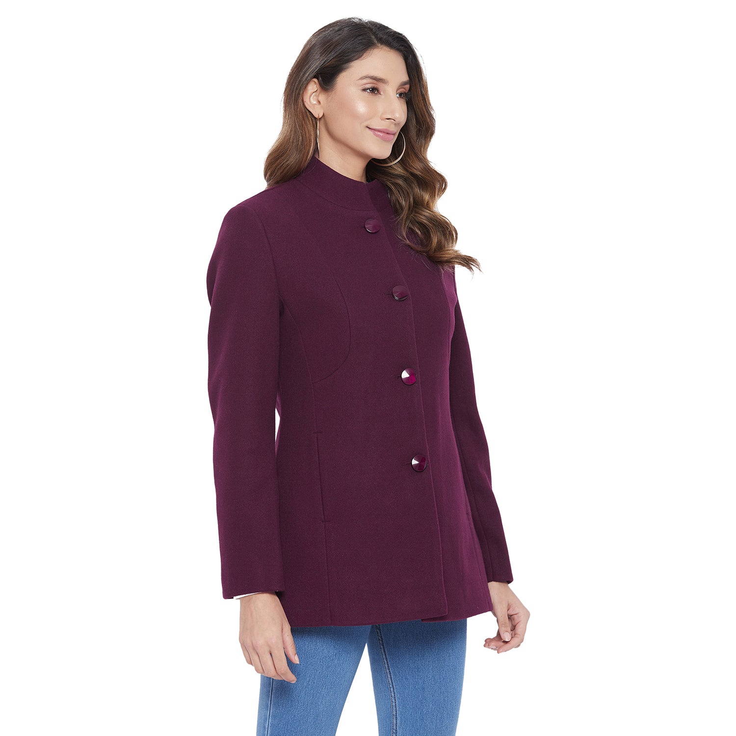 Duke Stardust Women Full Sleeve Coat (SDZ6729)