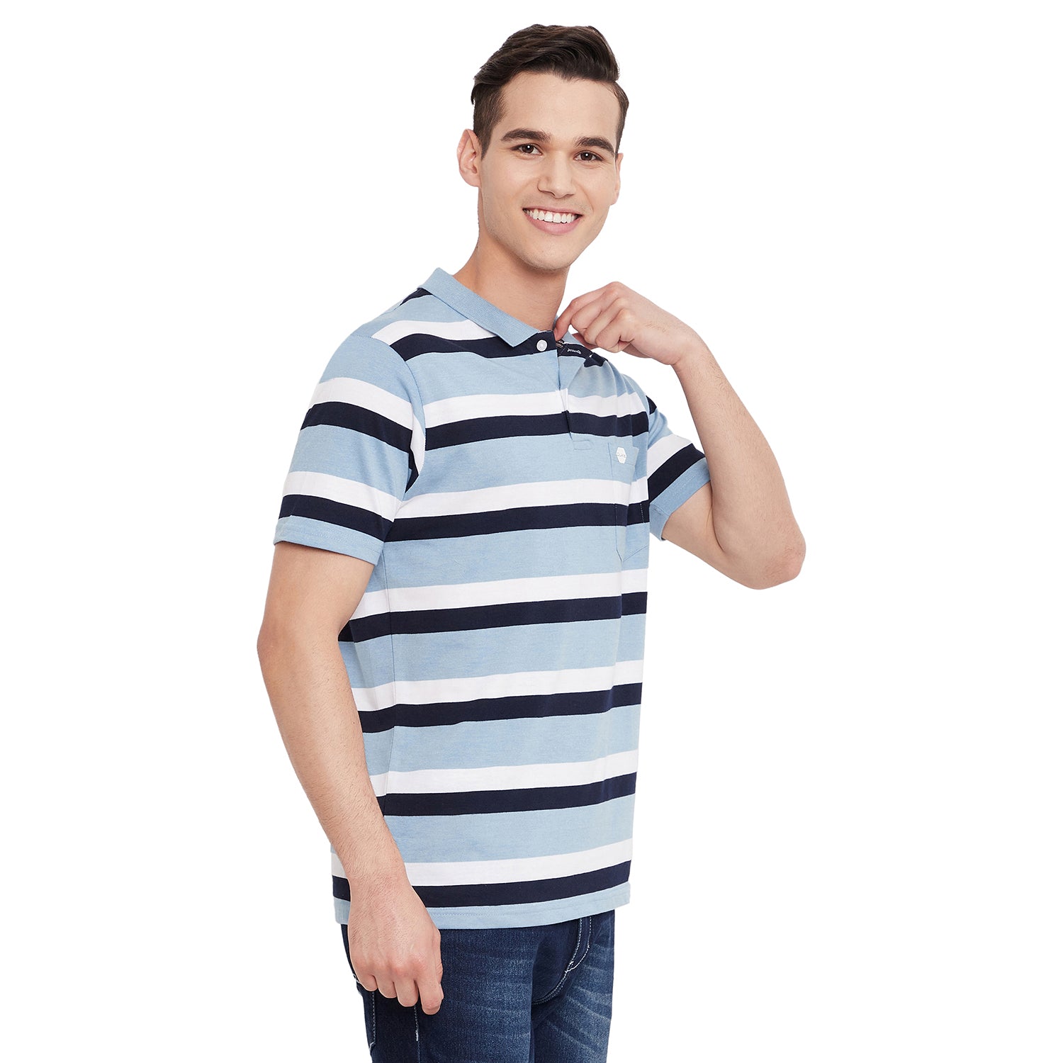 Duke Stardust Men Half Sleeve Cotton T-Shirt (MTLF343)
