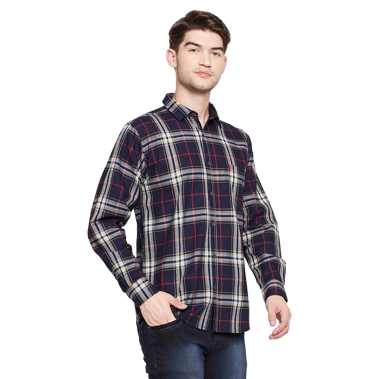 Duke Urban Men Full Sleeve Cotton Shirt (SDO5CKIE)