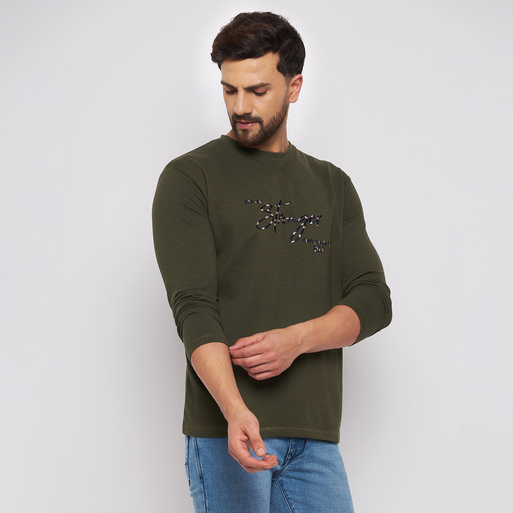 Duke Stardust Men Full Sleeve Cotton T-shirt (LF3955)