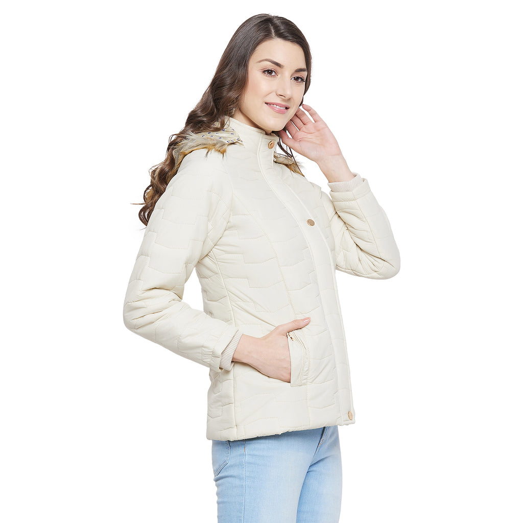 Duke Stardust Women Full Sleeve Quilted Jacket (SDZ6692)