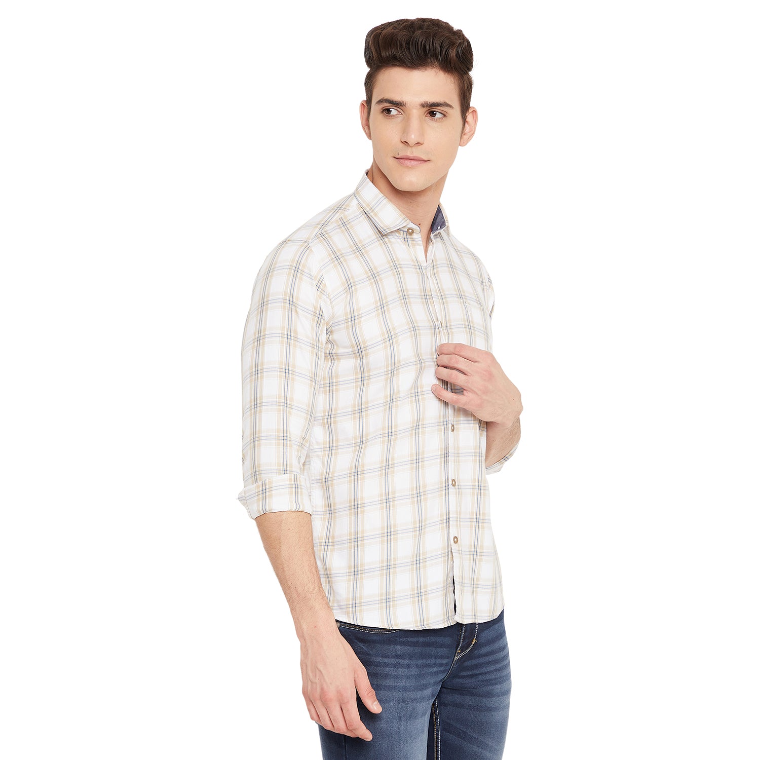 Duke Urban Men Full Sleeve Cotton Shirt (SDO8CKTO)