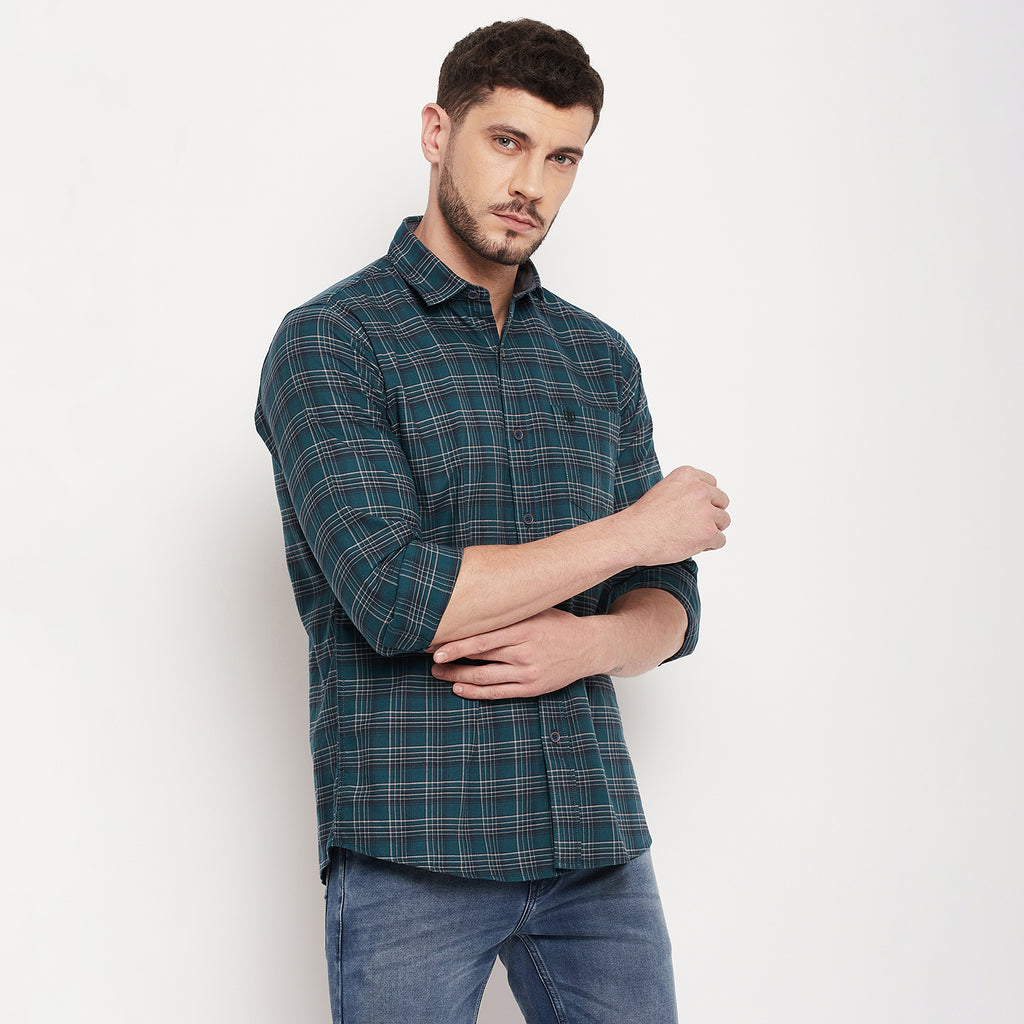 Duke Stardust Men Full Sleeve Cotton Shirt (SDO8CKO)