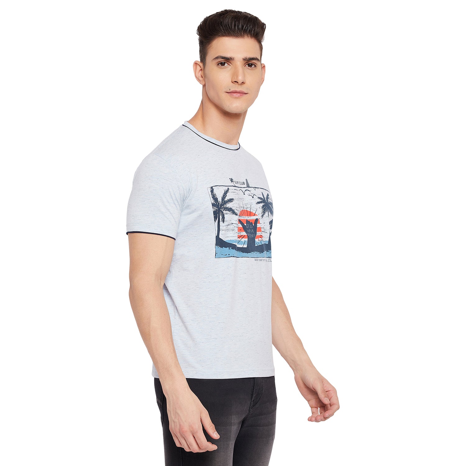 Duke Stardust Men Half Sleeve Cotton T-shirt (LF5262)