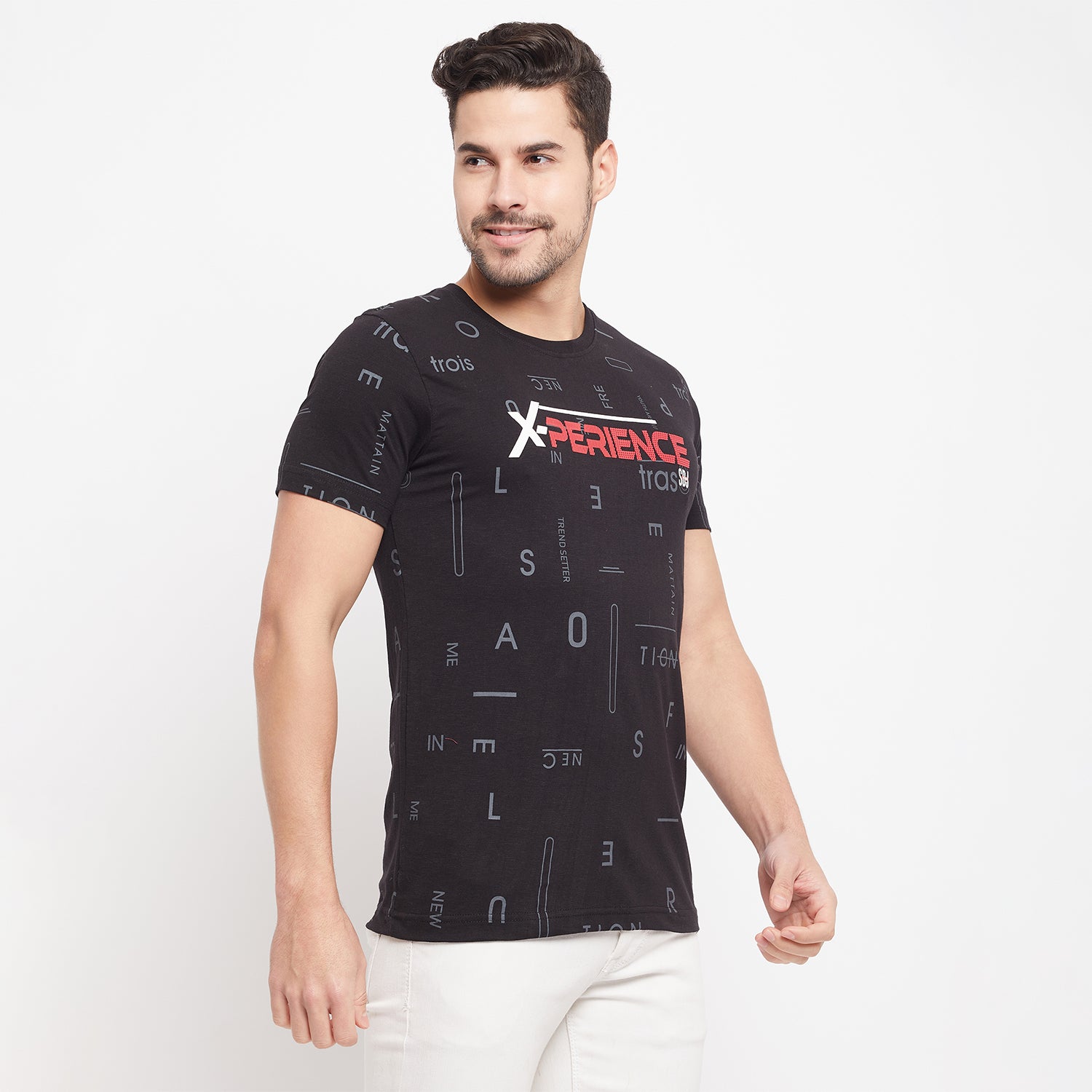 Duke Urban Men Half Sleeve Cotton T-shirt (LF5459)