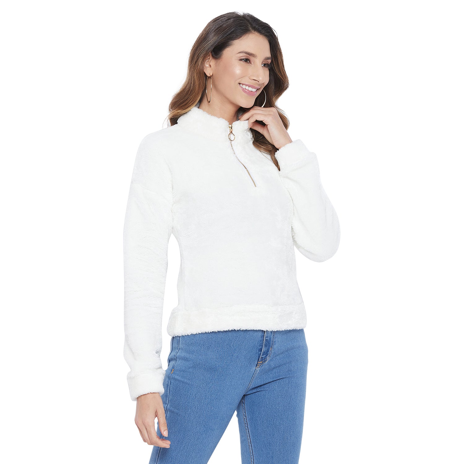 Duke Urban Women Half Zip Sweatshirt (LFX761)