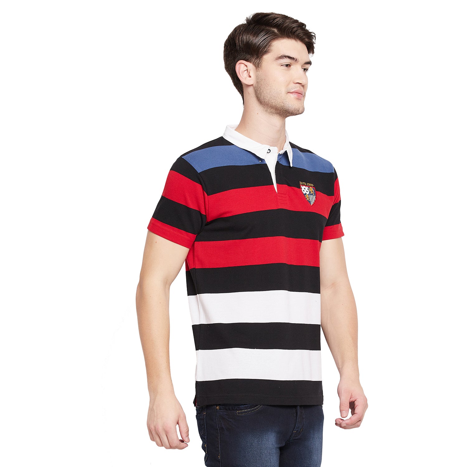 Duke Stardust Men Half Sleeve Cotton T-shirt (MTLF327)