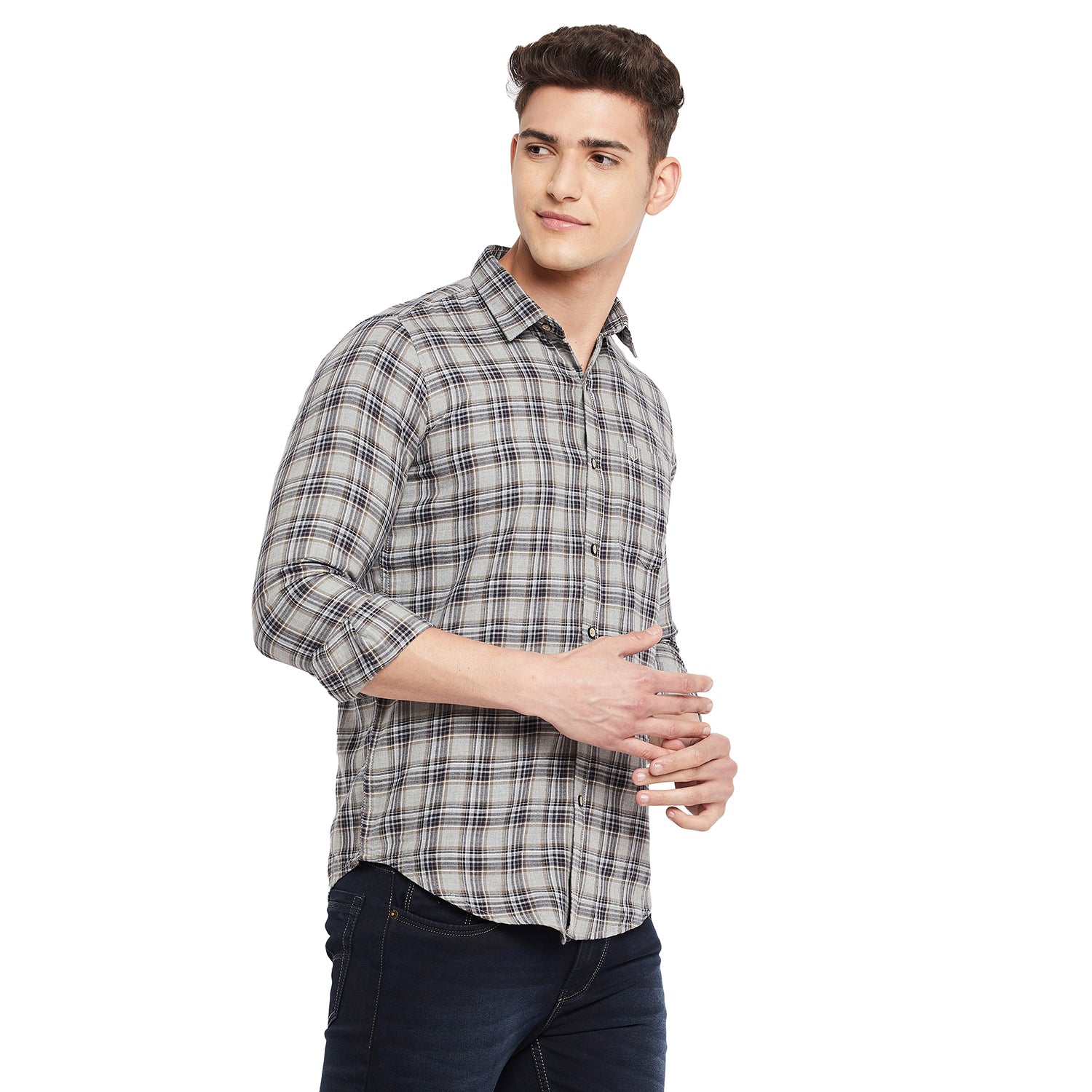 Duke Stardust Men Full Sleeve  Cotton Shirt (SDO7CKRQ)