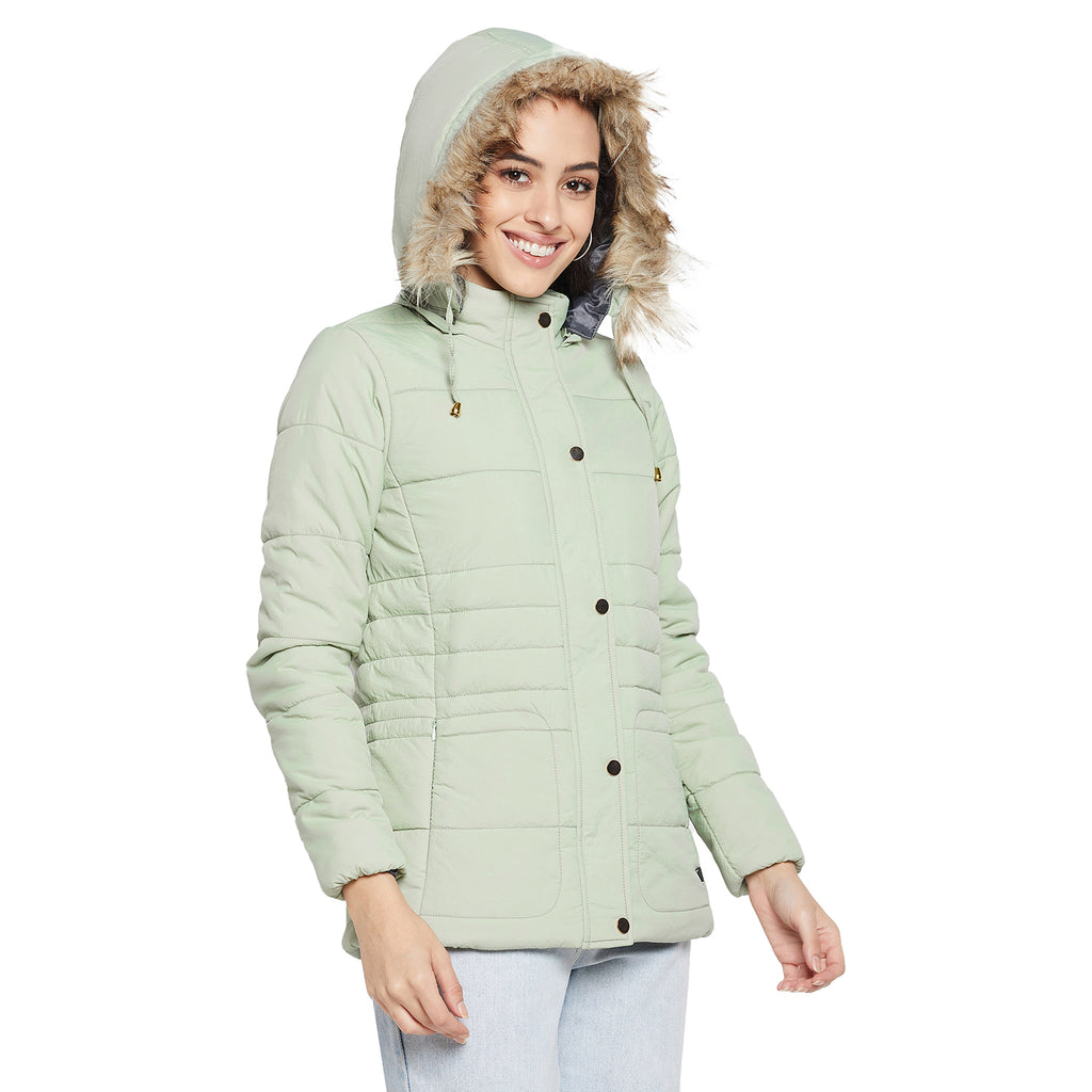 Duke Urban Women Full sleeve Hooded Jacket (SDZ1945)