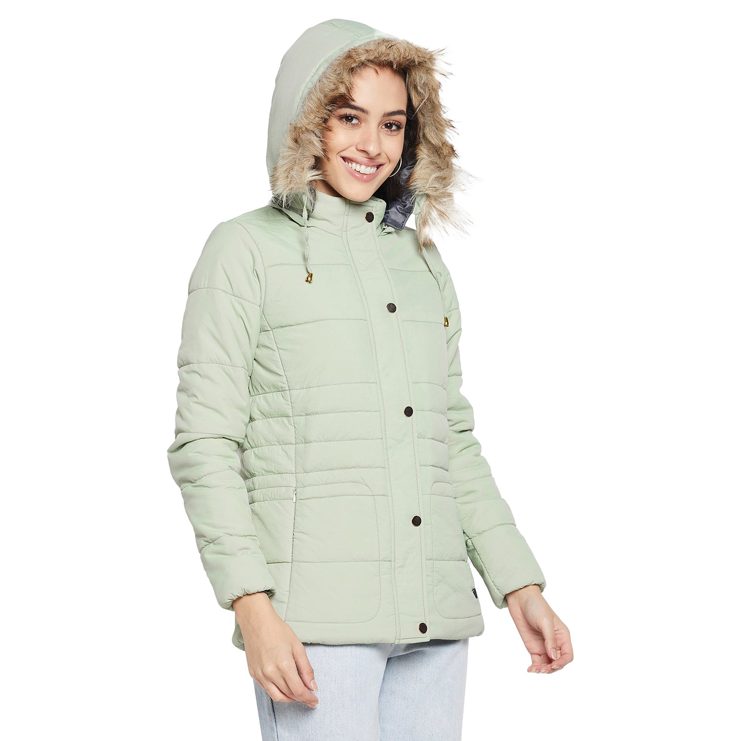Duke Urban Women Full sleeve Hooded Jacket (SDZ1945)