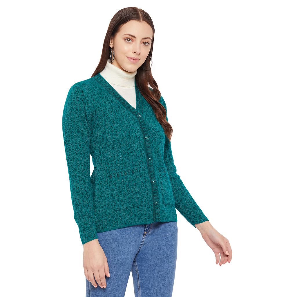 Duke Stardust Women Full Sleeve Cardigan (SDS9619)