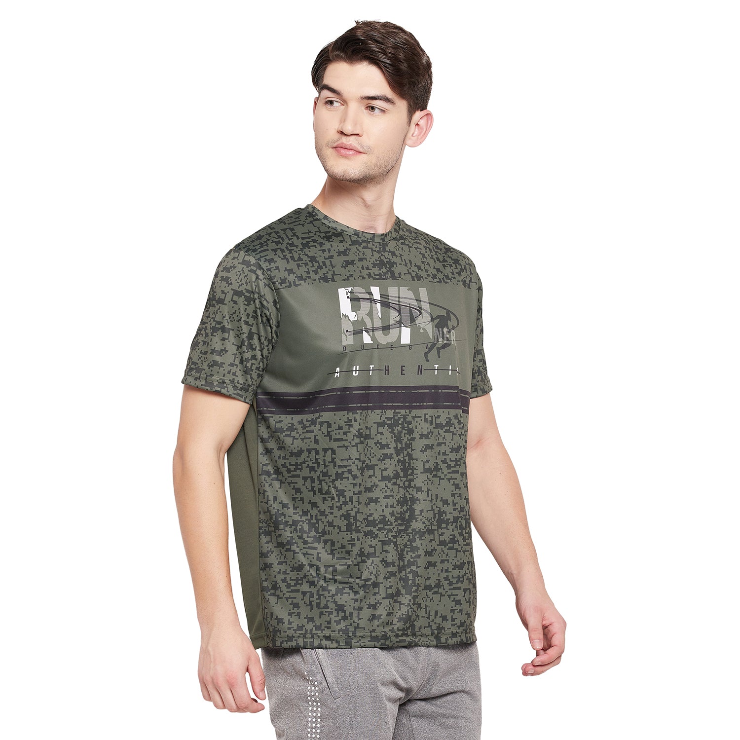 Duke Stardust Men Half Sleeve Sports T-shirt (GD1169)