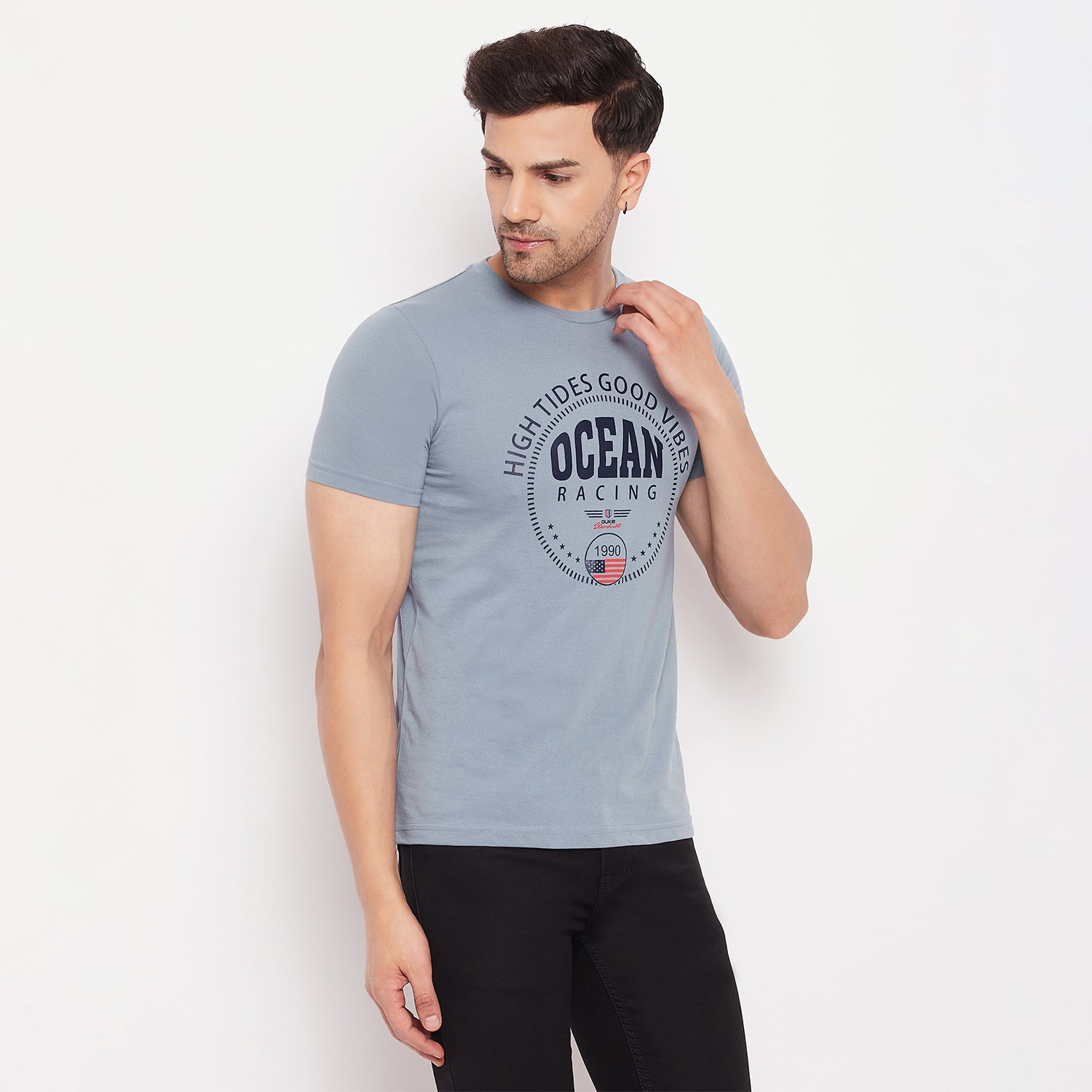 Duke Urban Men Half Sleeve Cotton T-shirt (ONSDVP39)